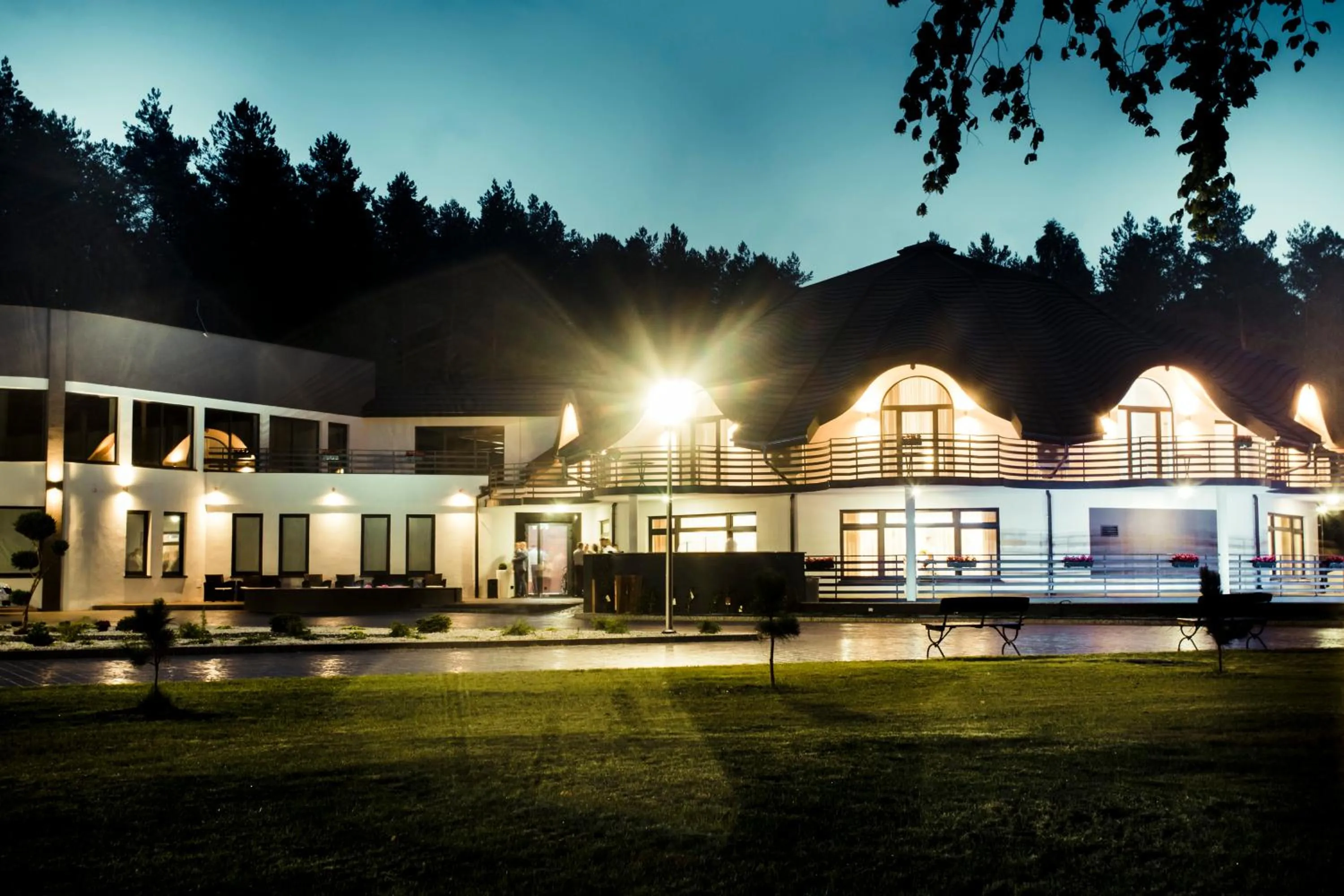 Property building in Rezydencja Sosnowa Luxury Hotel
