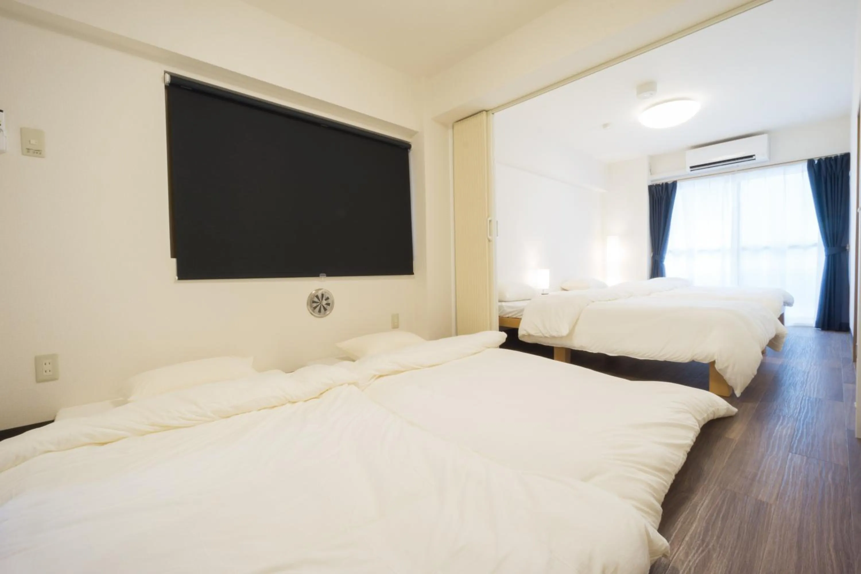 Bed in GOEN inn Tokyo