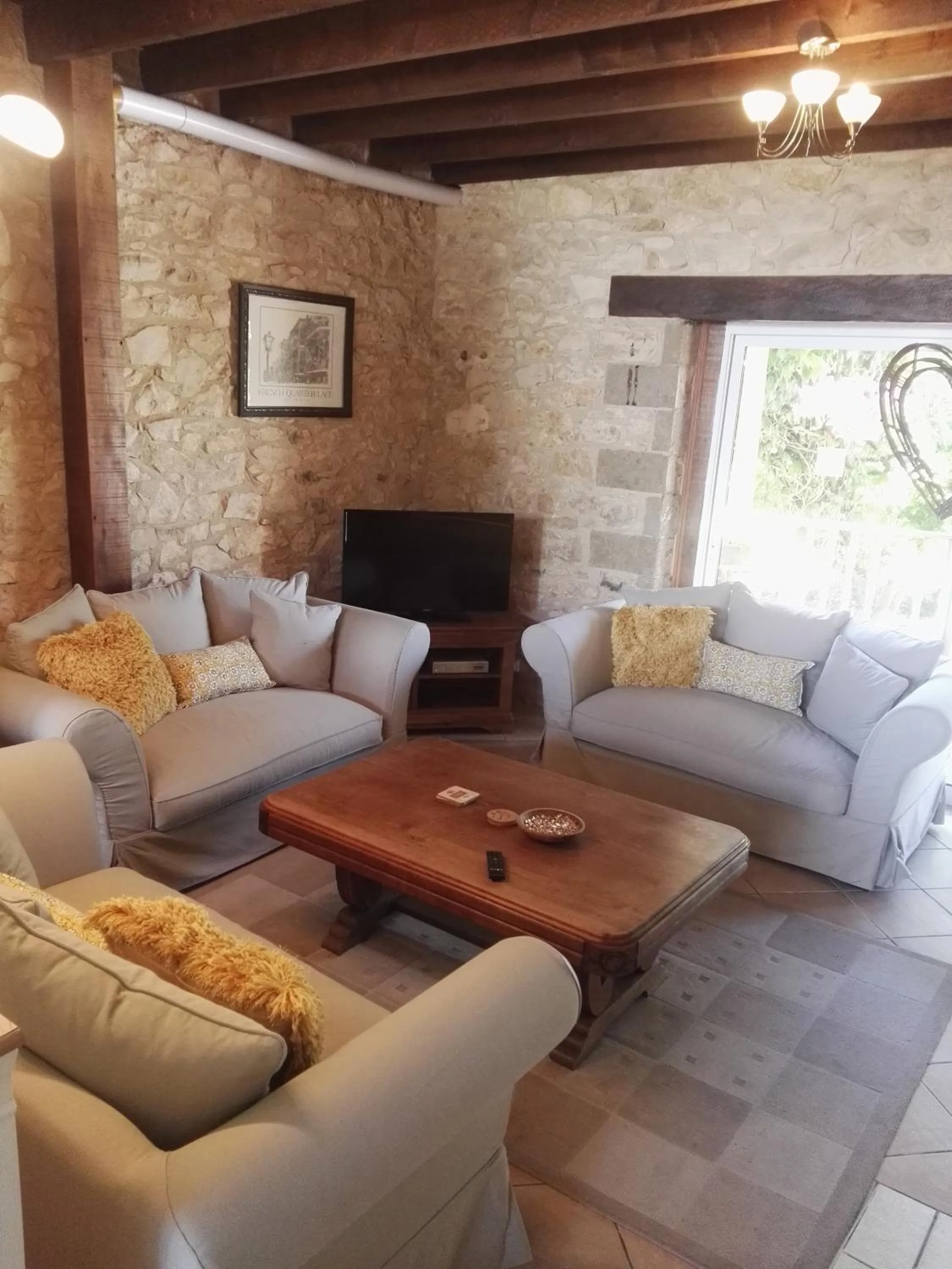 Communal lounge/ TV room in Le Chene Vert