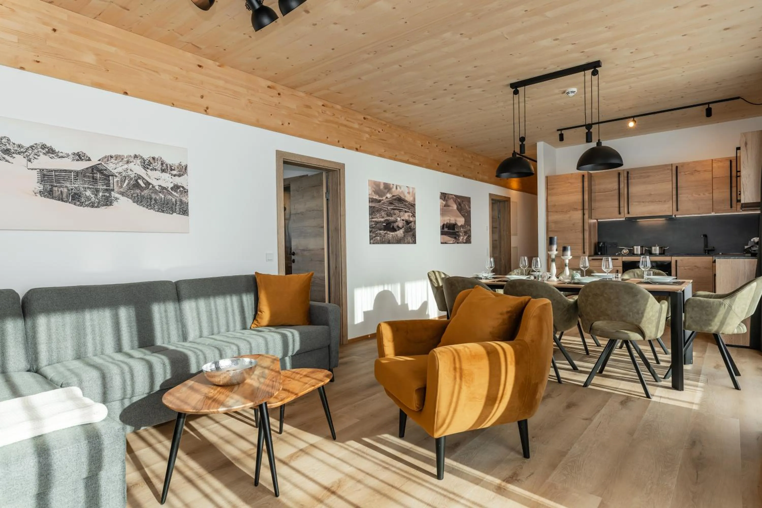 Living room in AlpenParks Hotel & Apartment Taxacher