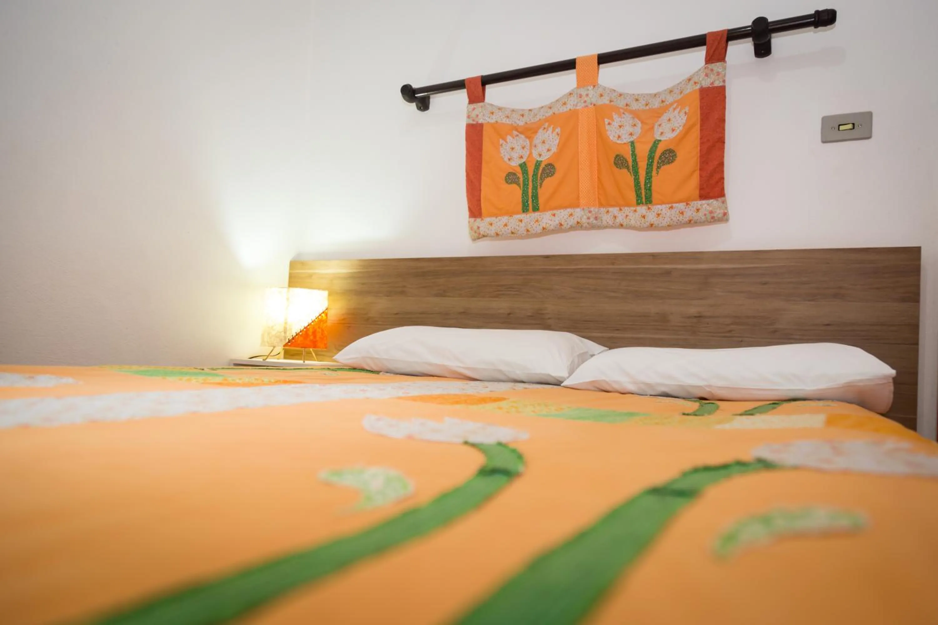 Bed in Pousada Trem das Cores