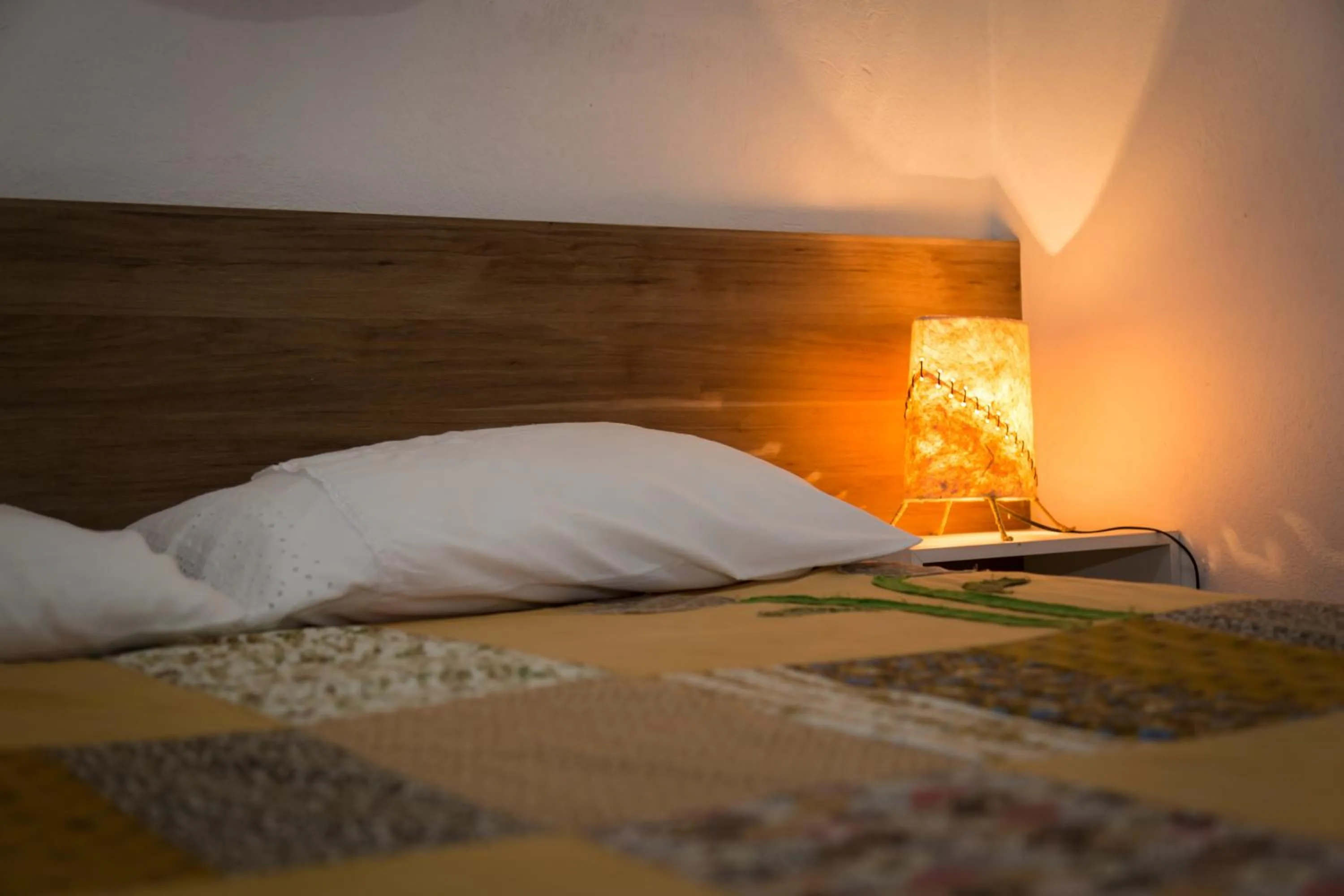 Bed in Pousada Trem das Cores