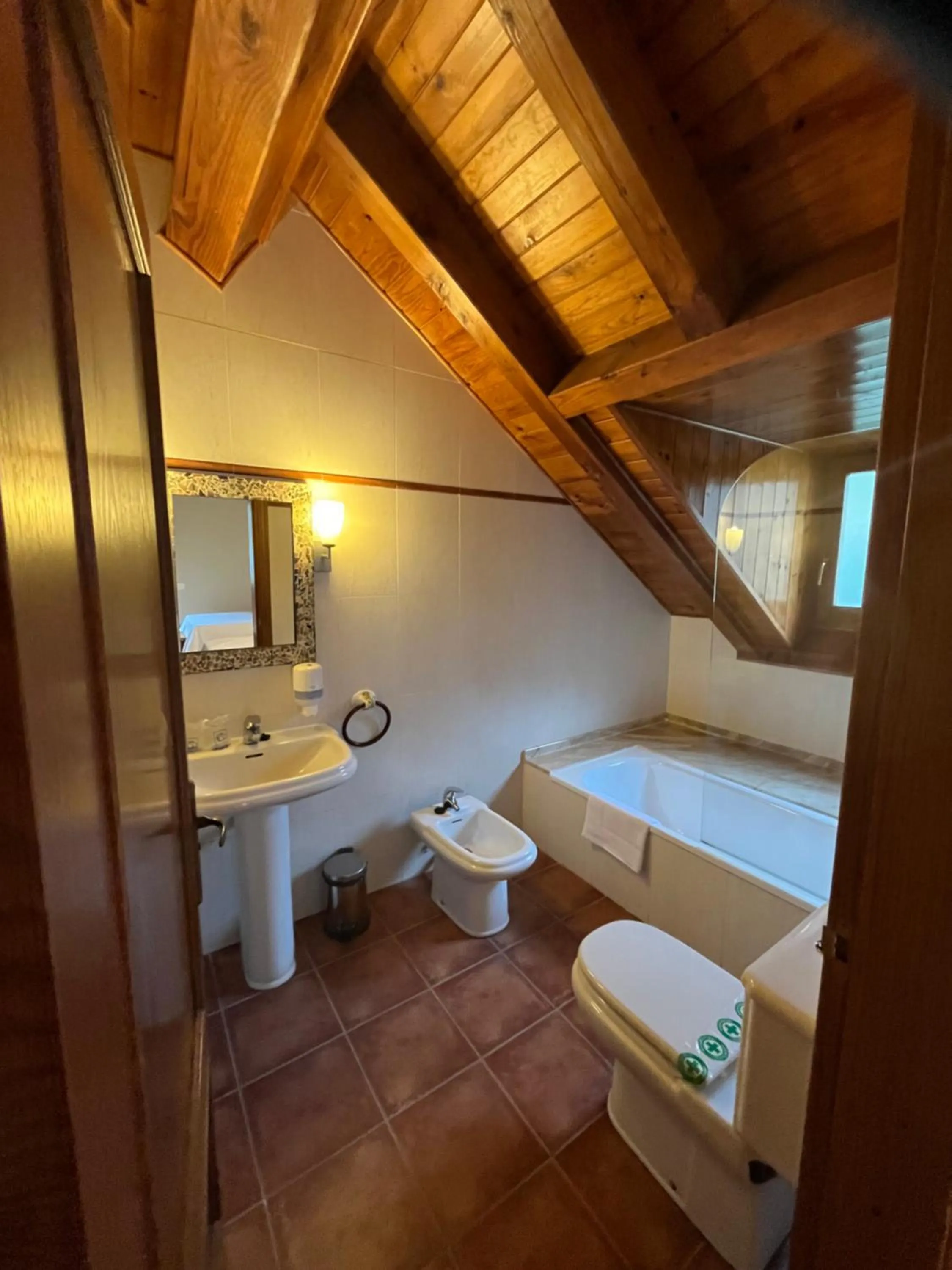 Bathroom in Hotel Els Encantats