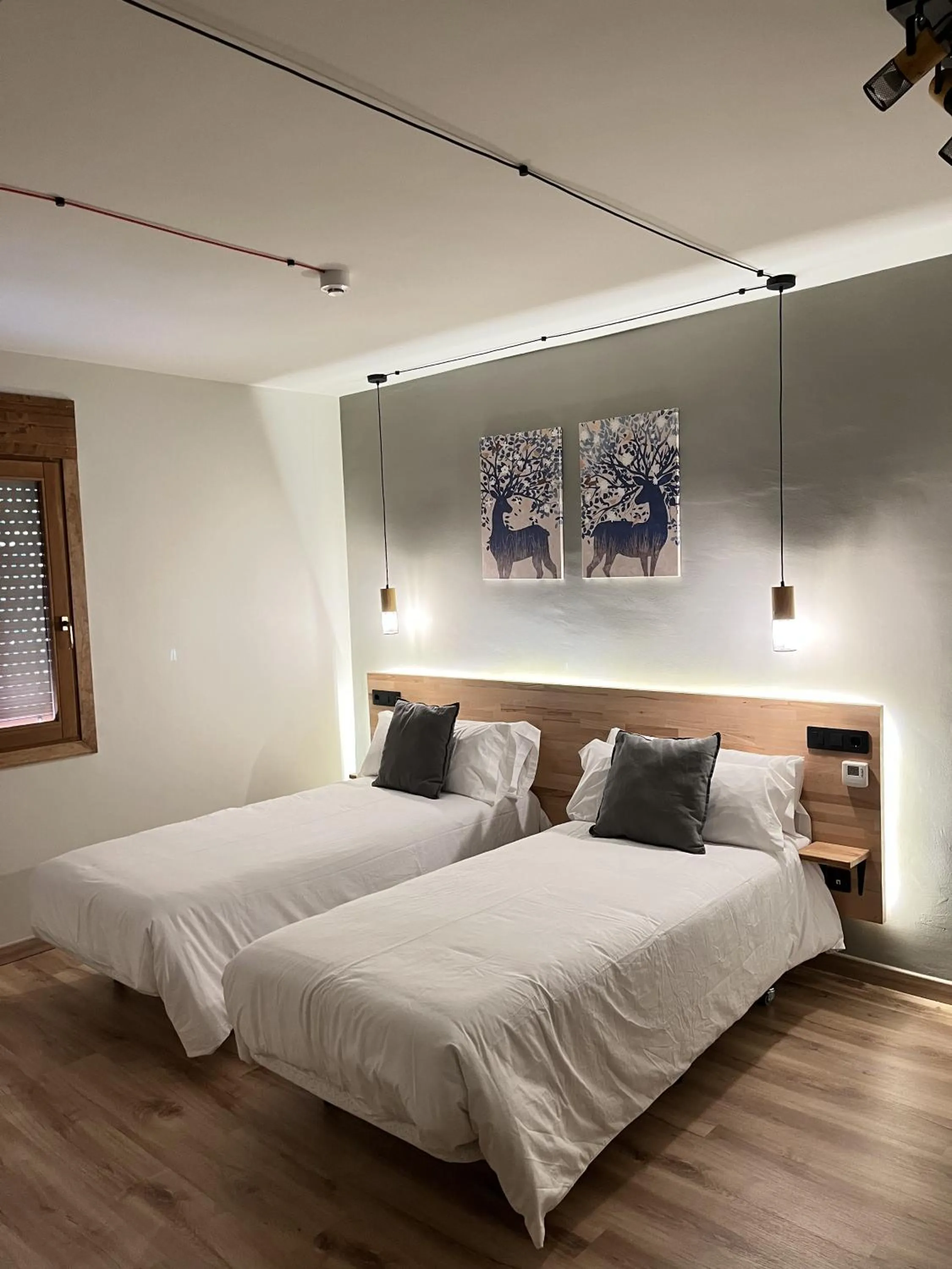 Decorative detail, Bed in Hotel Els Encantats