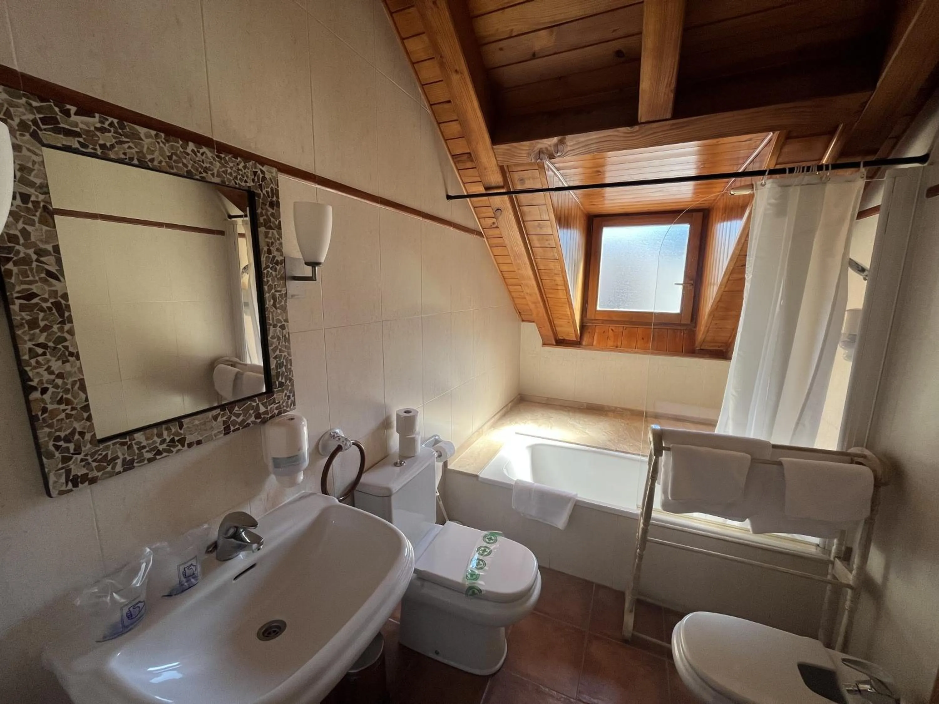 Bathroom in Hotel Els Encantats