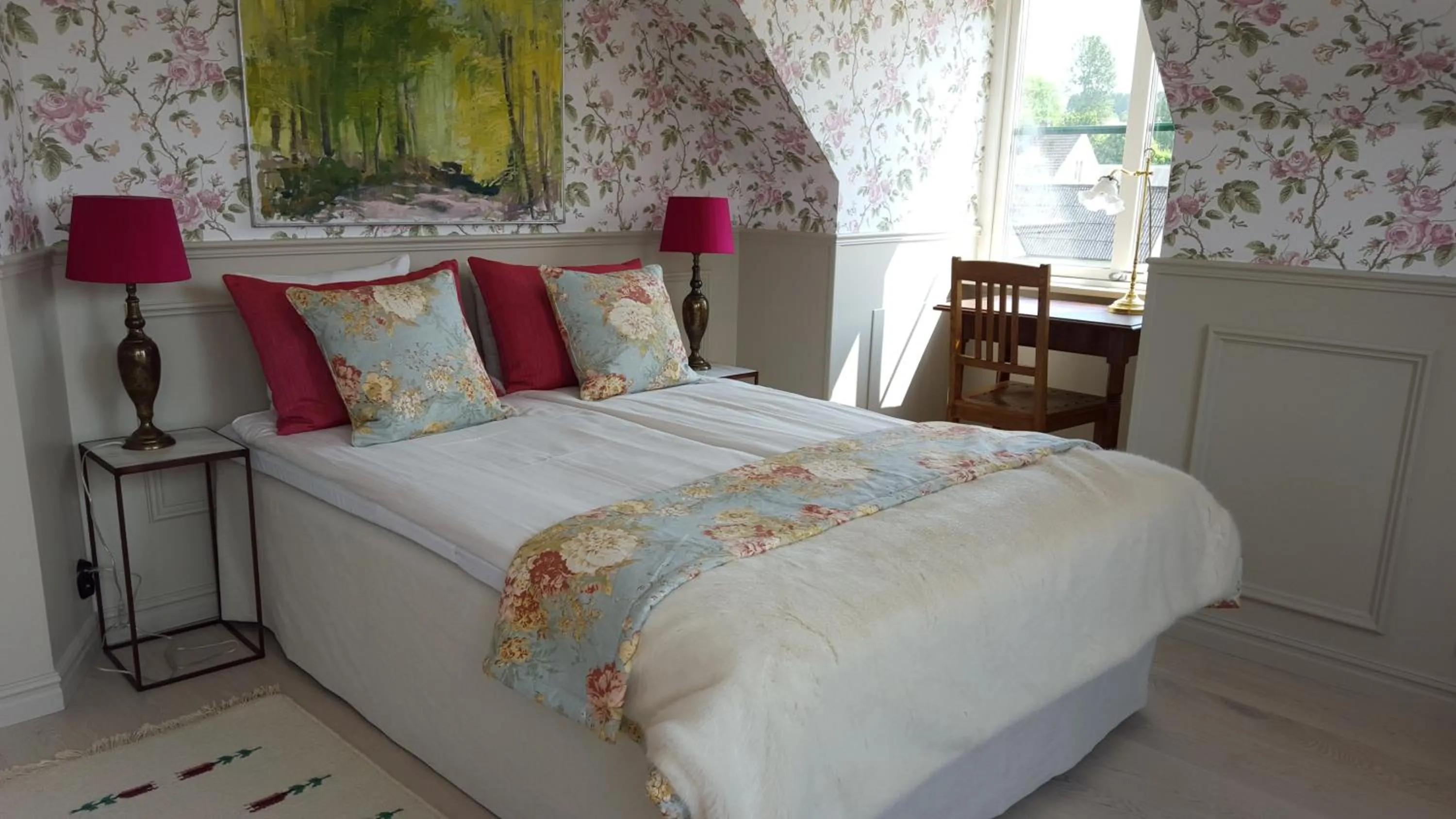 Bathroom, Bed in Brösarps Gästgifveri & SPA