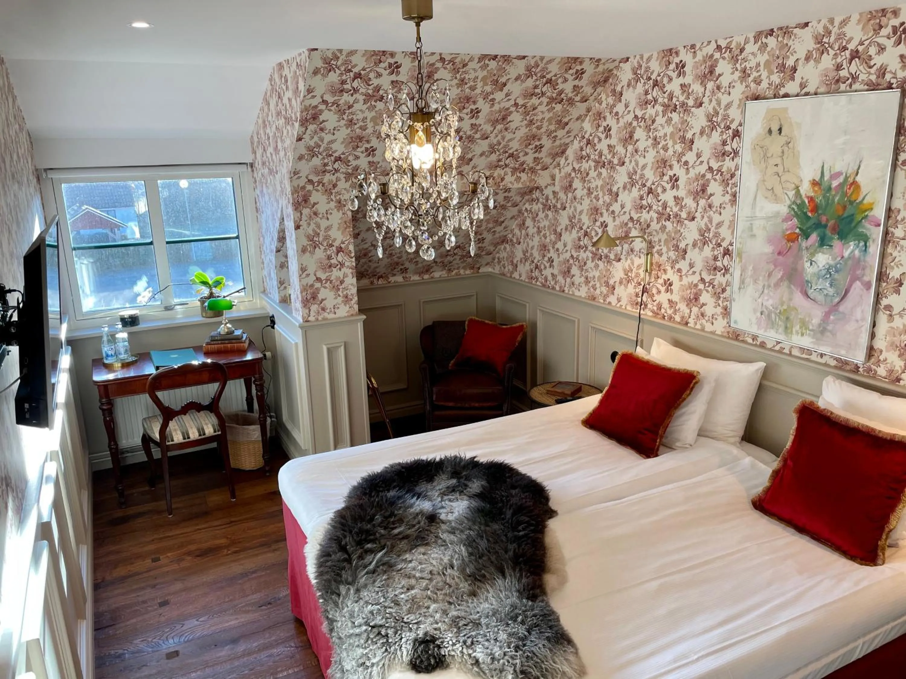 Bedroom, Bed in Brösarps Gästgifveri & SPA