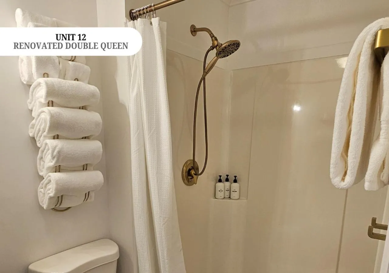 Shower in CedarWood Inn