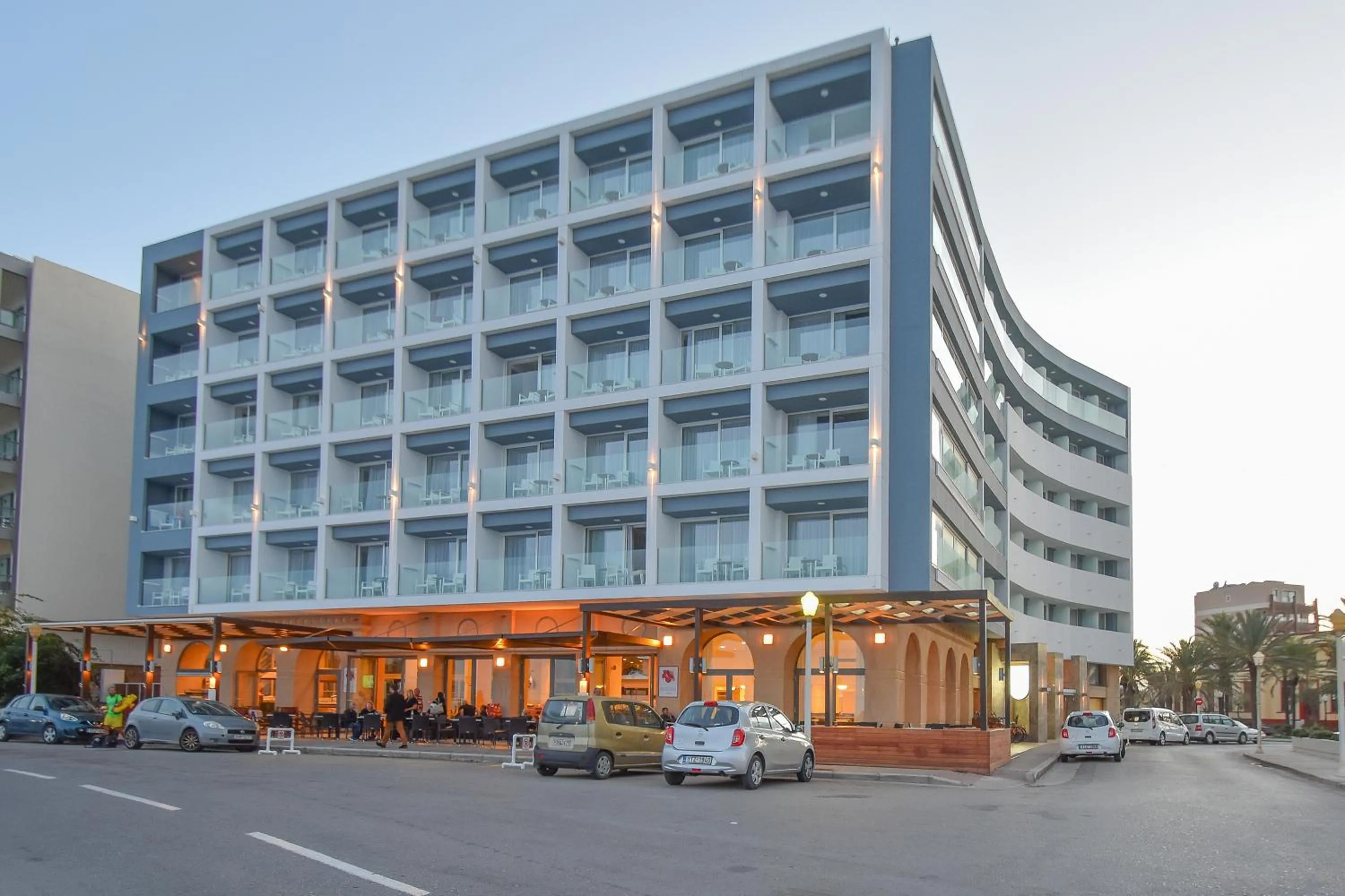 Facade/entrance in Ibiscus Hotel