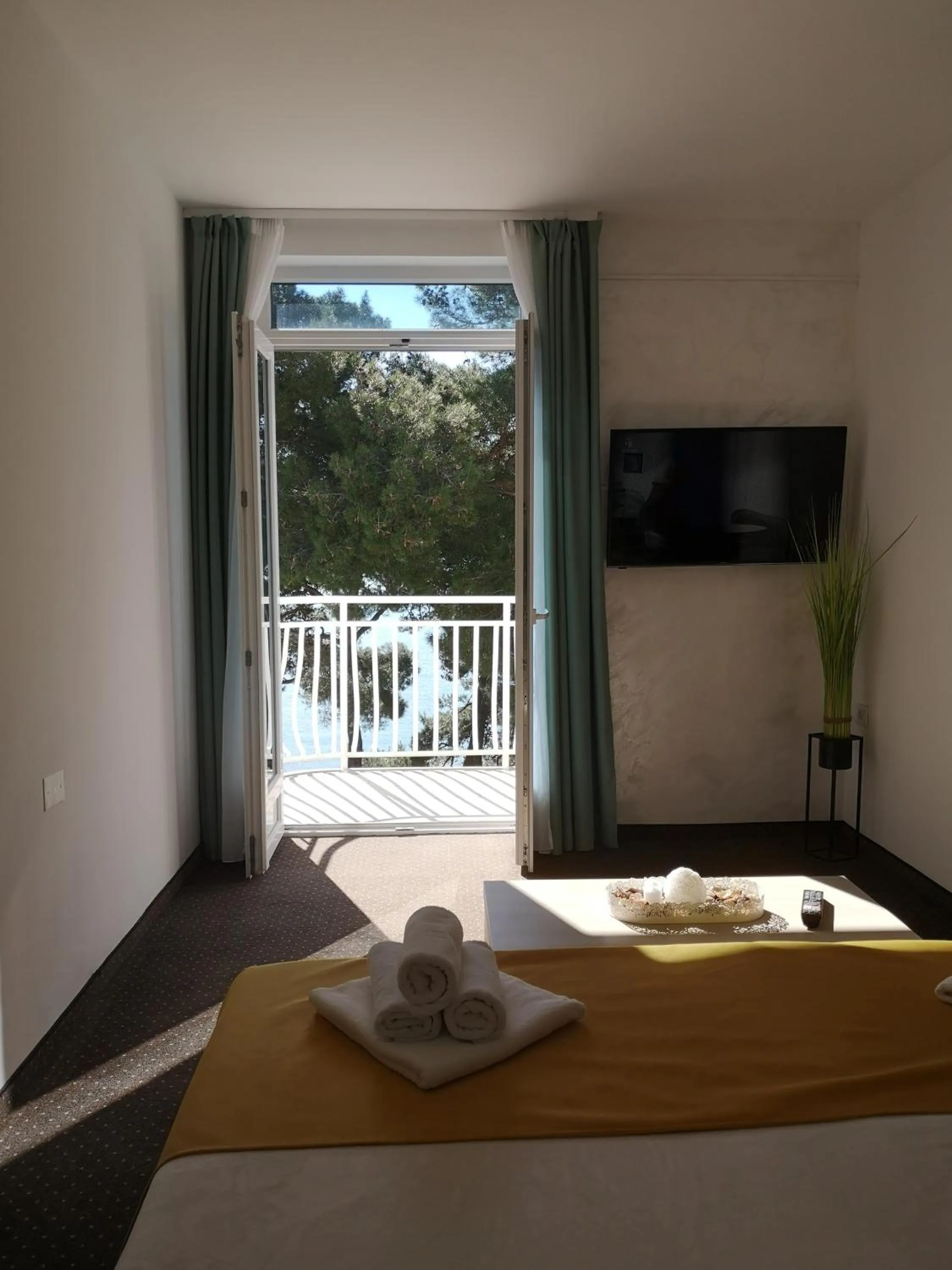 TV and multimedia, Bed in Hotel Bor