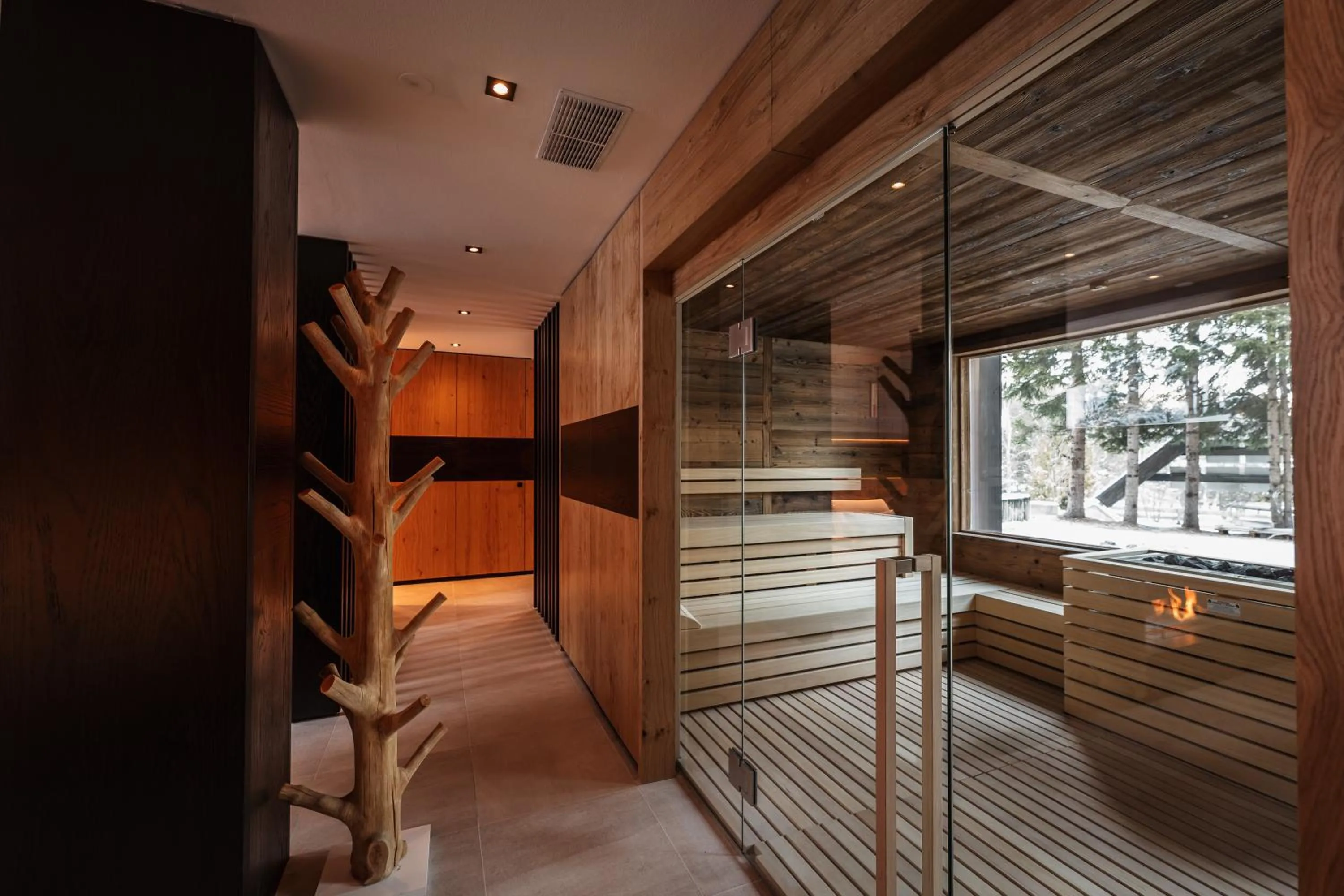 Sauna, Bed in Sporthotel Teresa