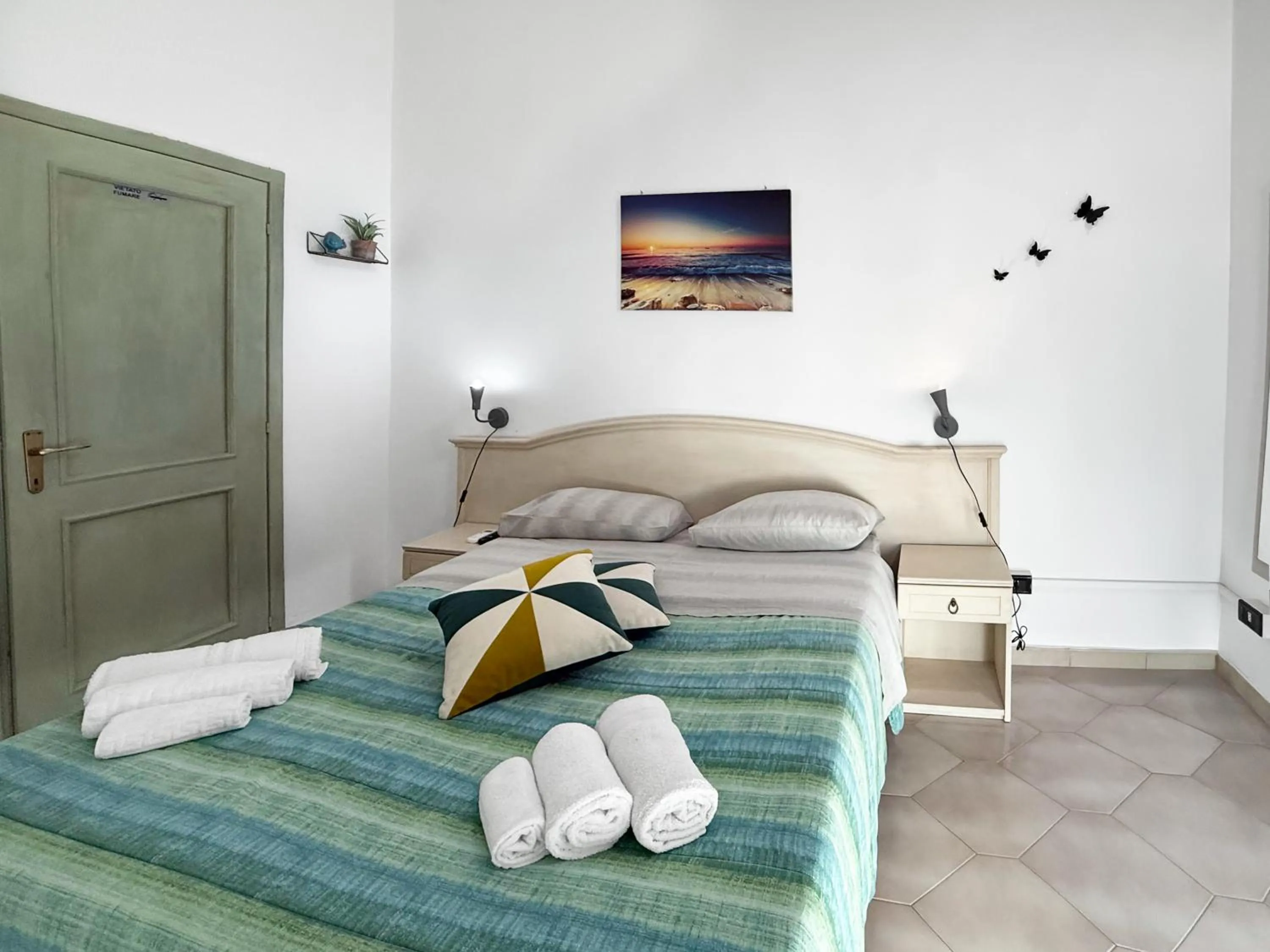 Bed in Bed and Breakfast Station