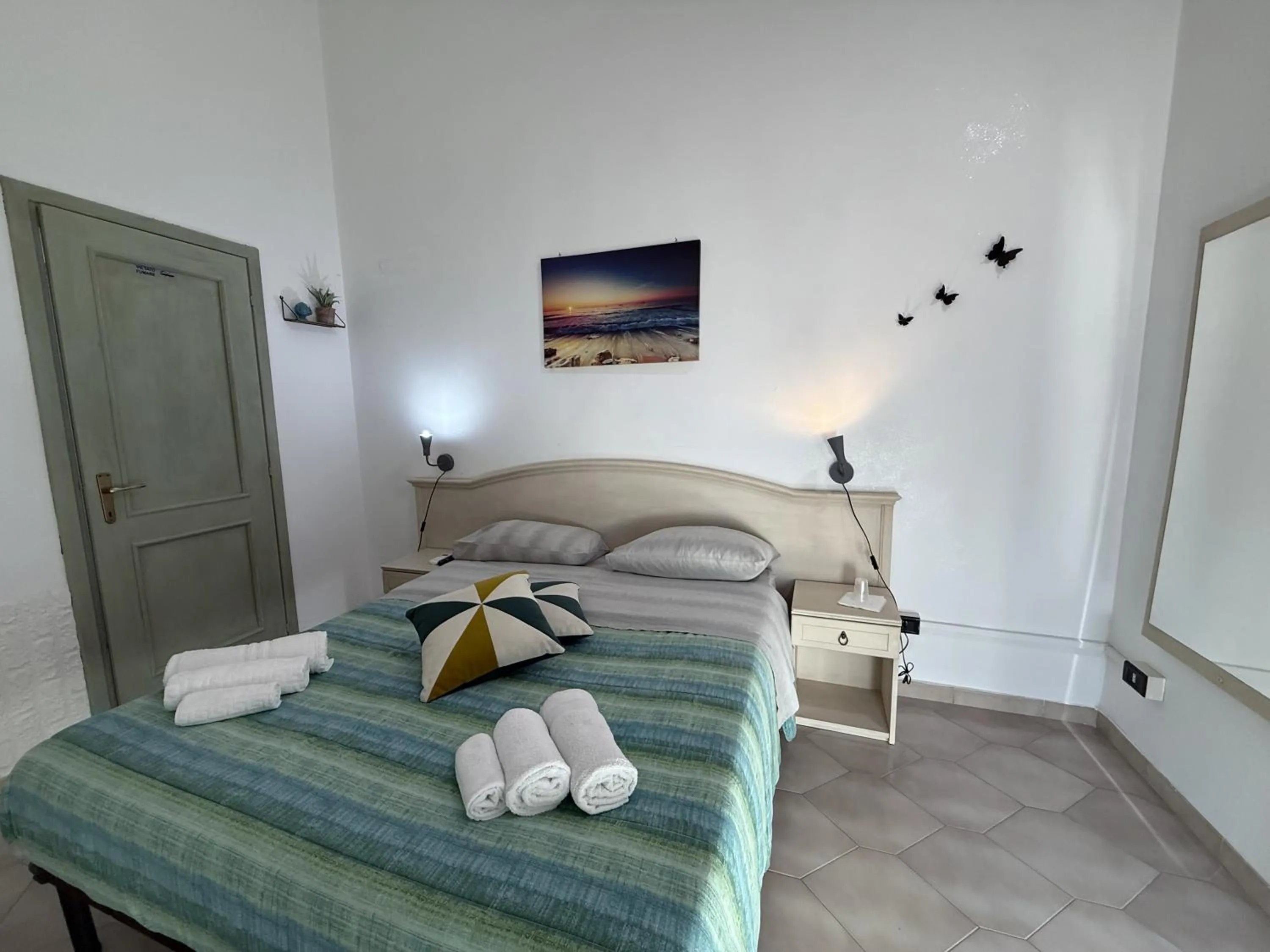 Bed in Bed and Breakfast Station