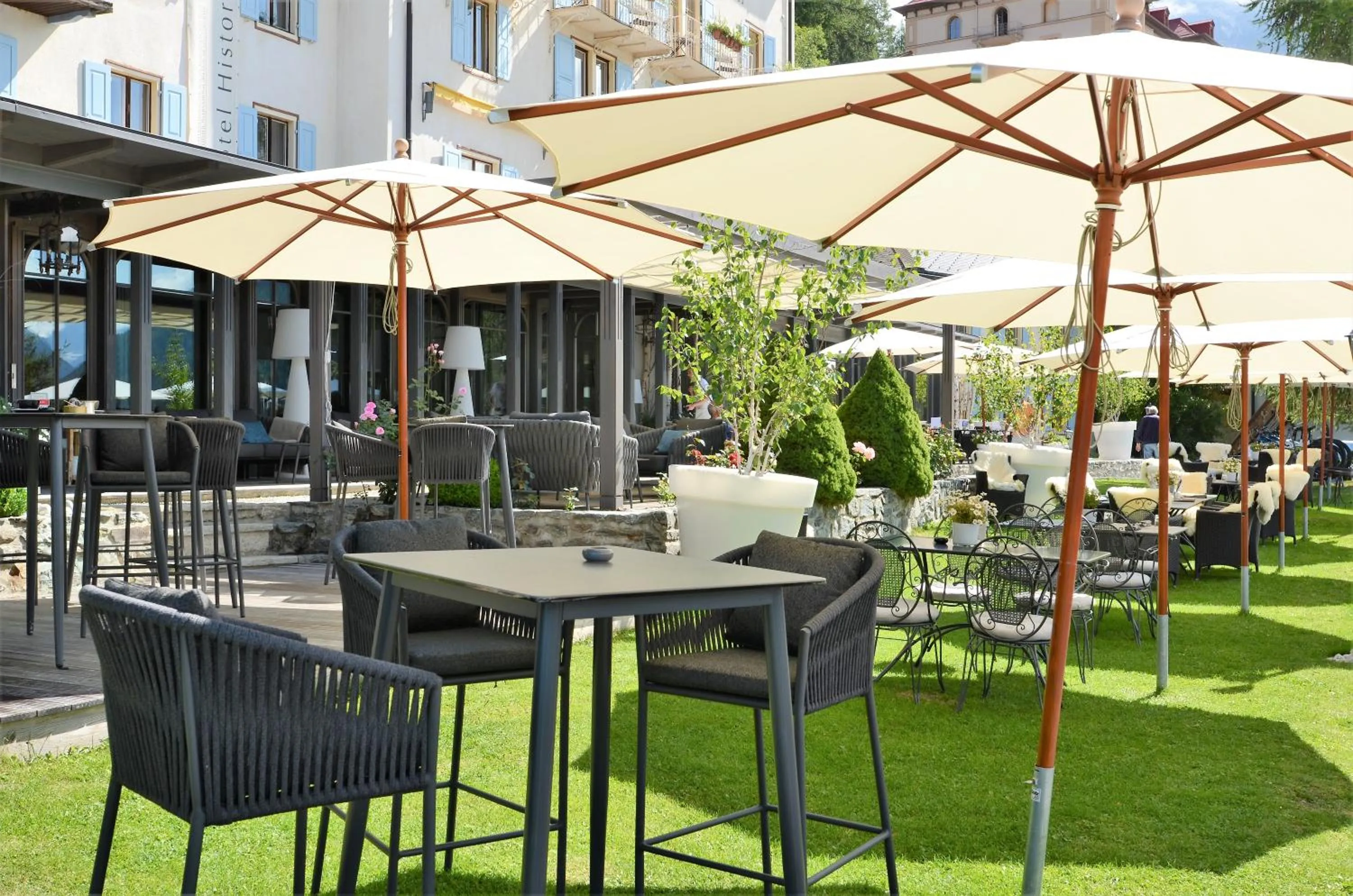 Garden in Hôtel Bella Tola & SPA