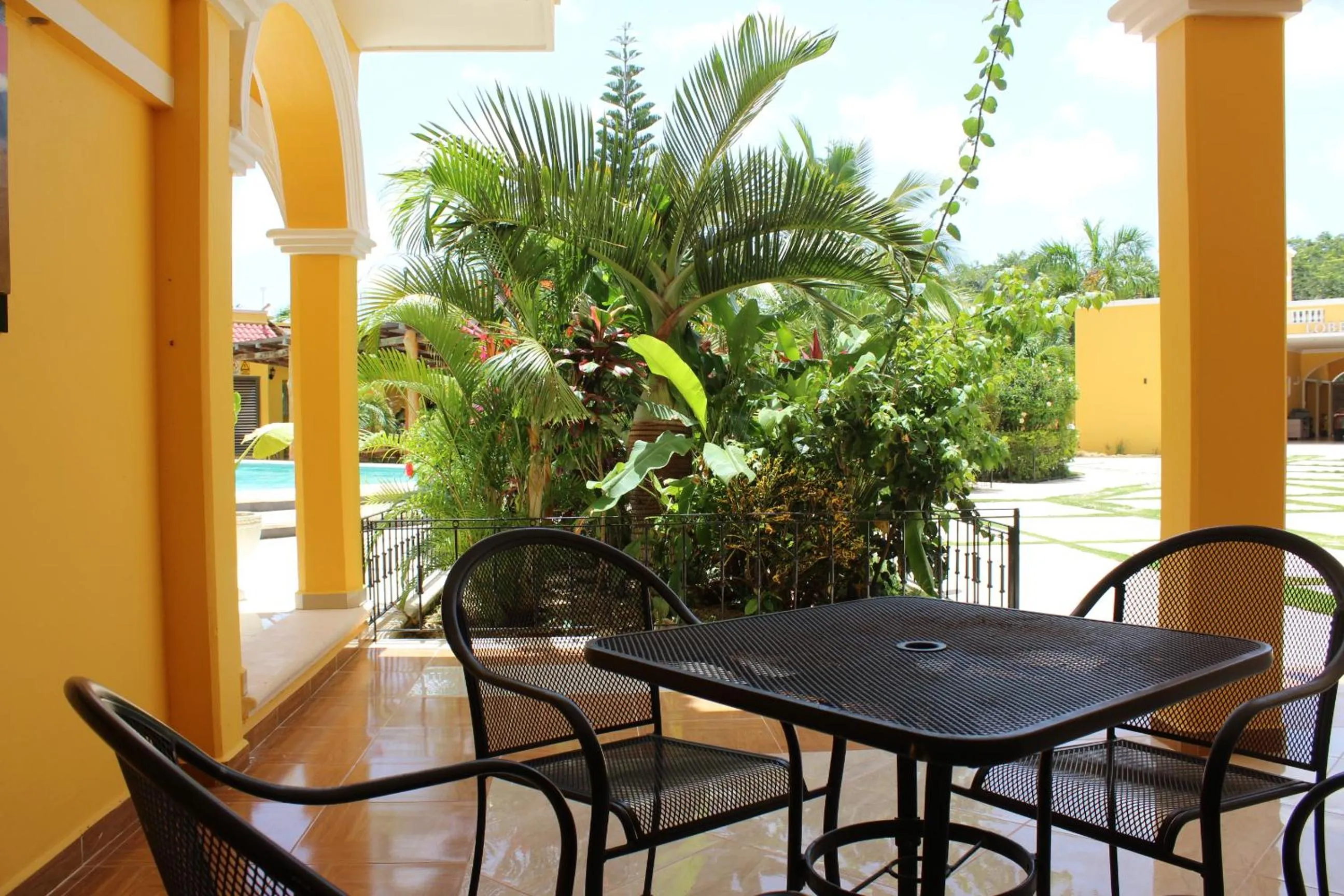 Garden view in Hotel Scarlette