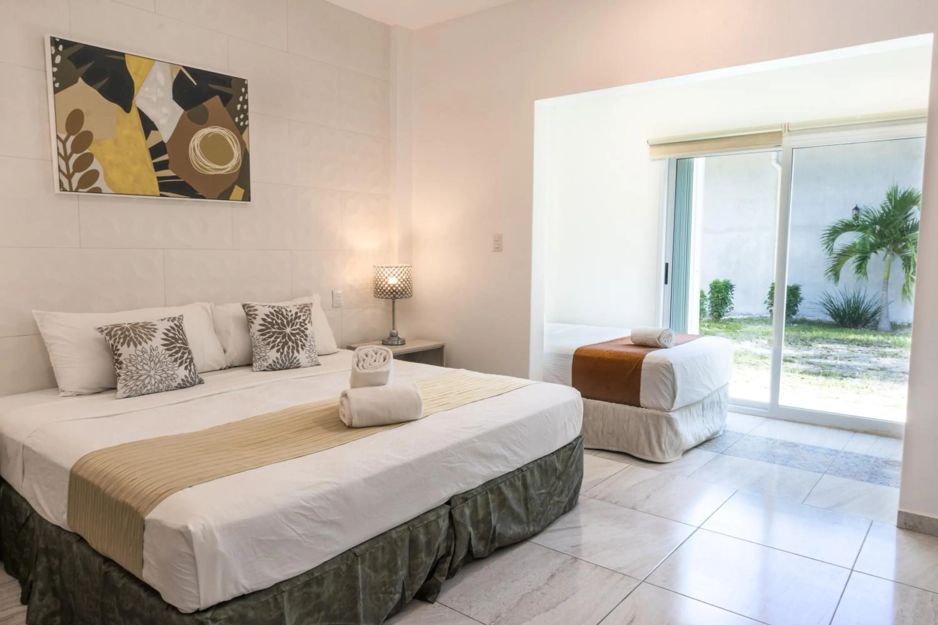 Bed in Hotel Scarlette