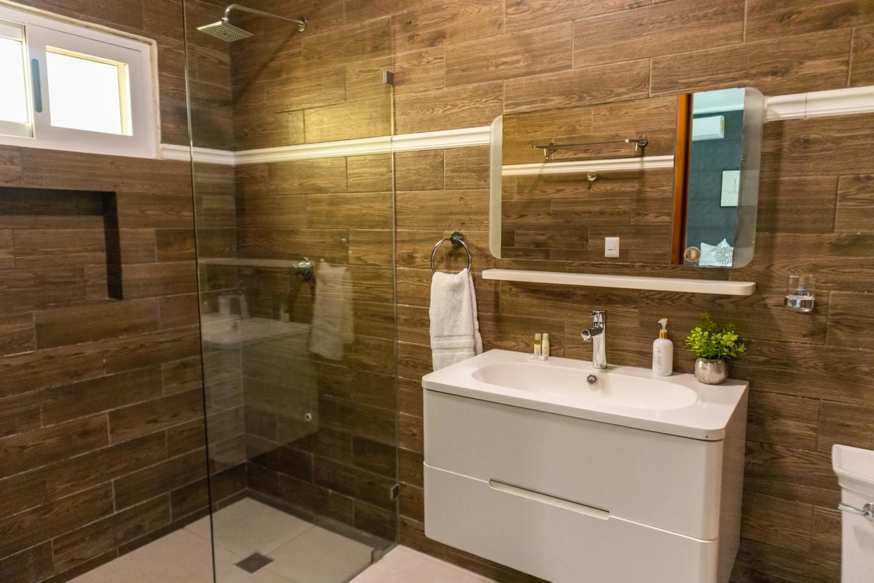 Shower in Hotel Scarlette