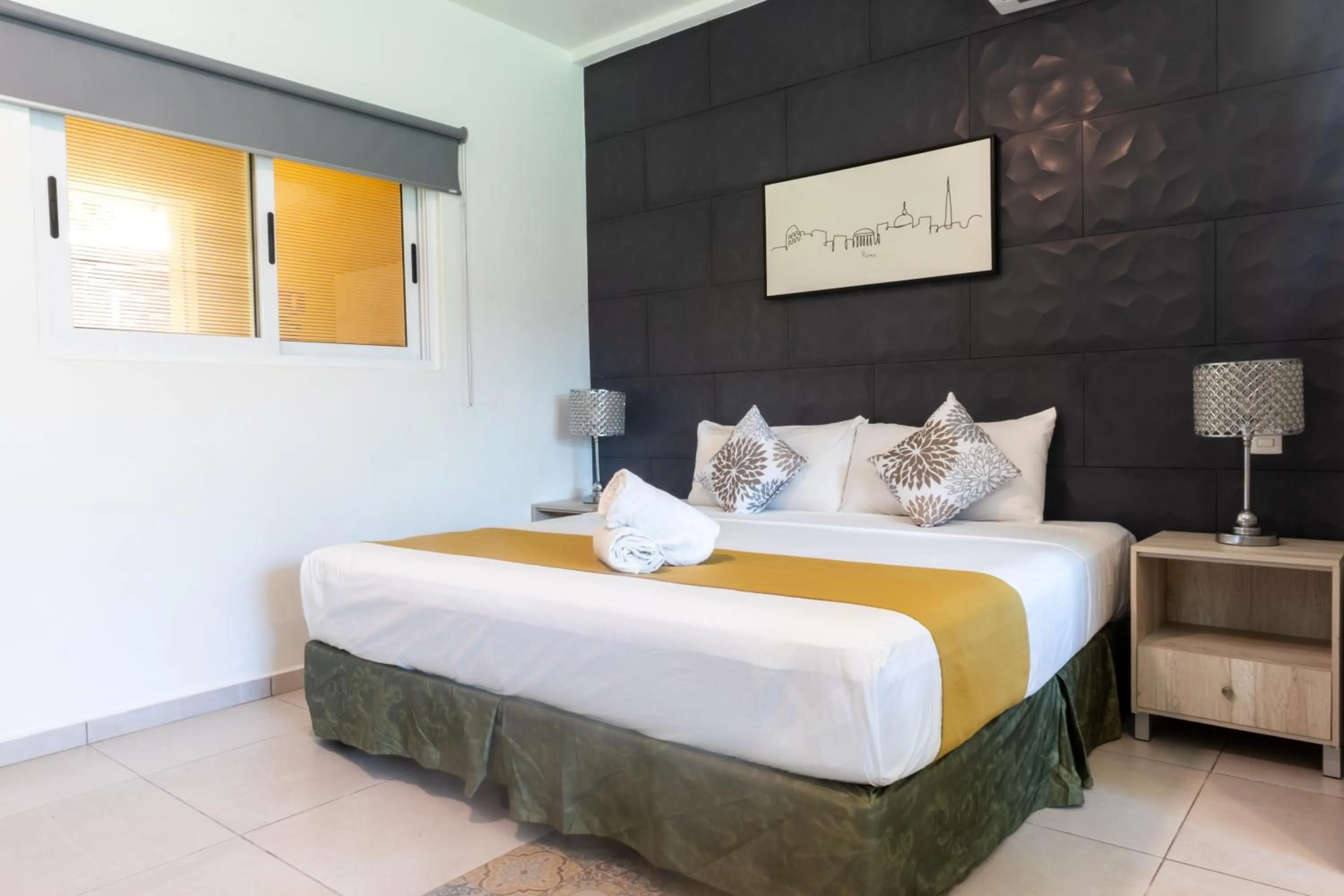 Bed in Hotel Scarlette