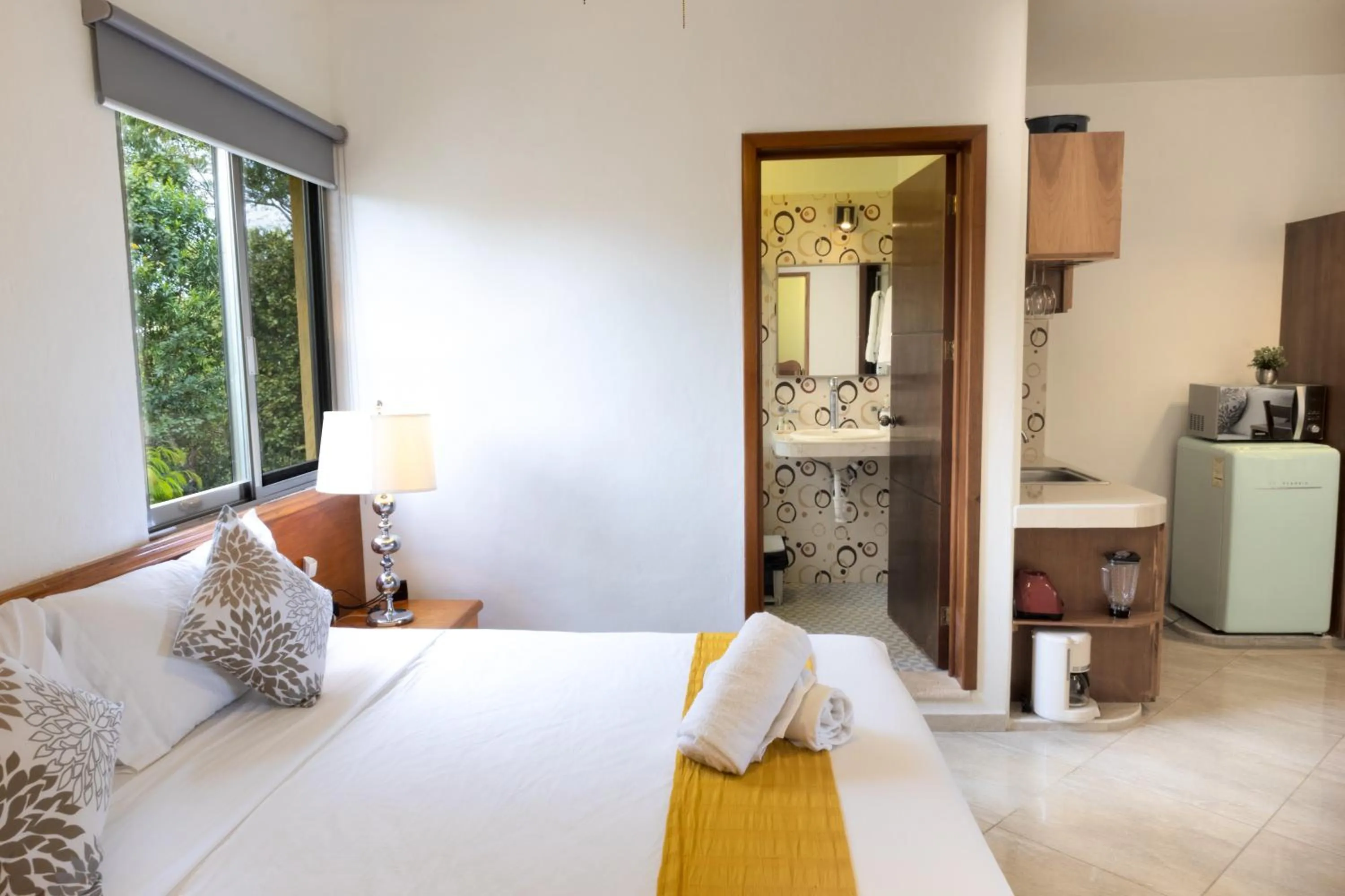 Bed in Hotel Scarlette