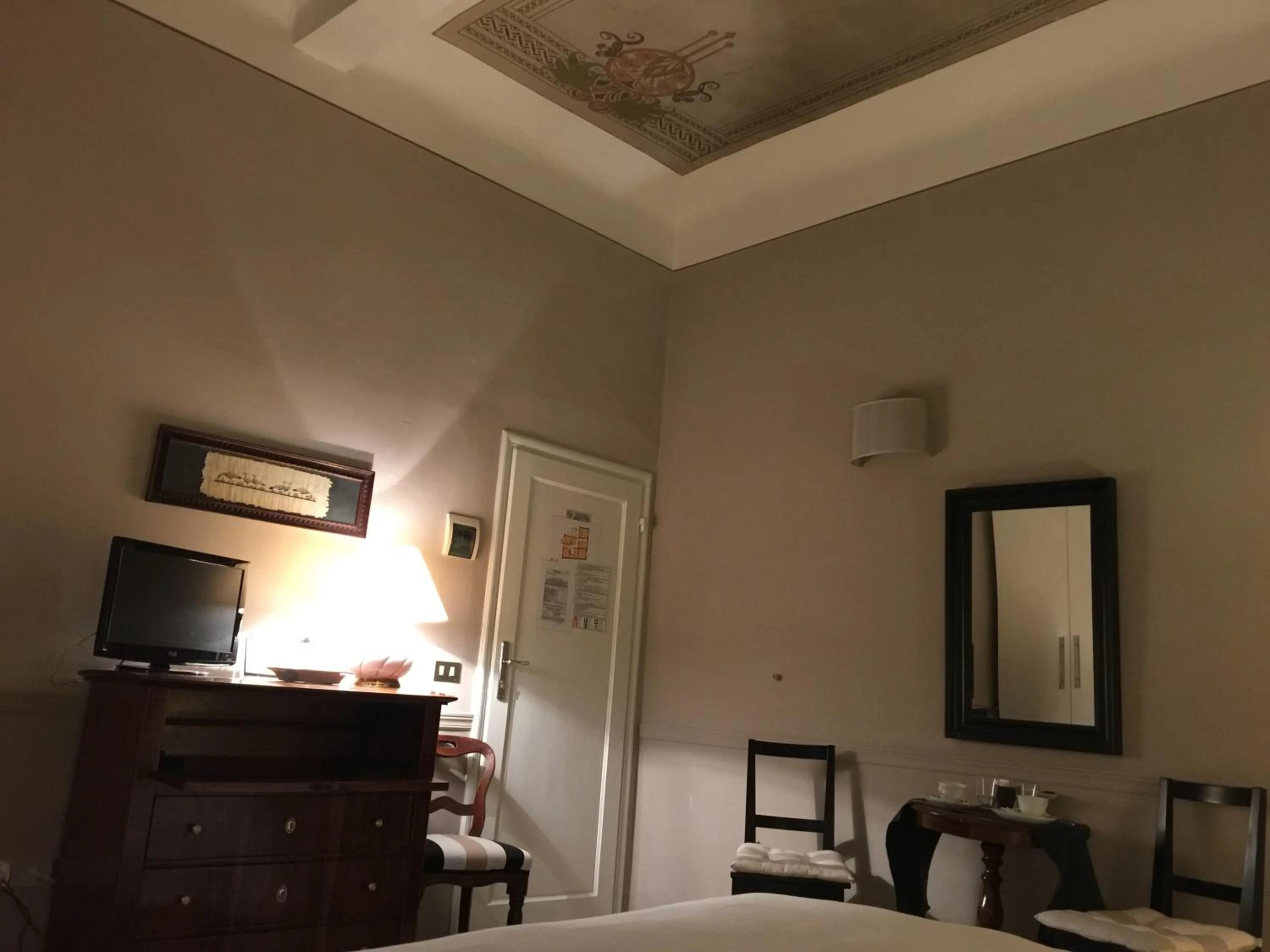 Decorative detail in Alberghino B&B