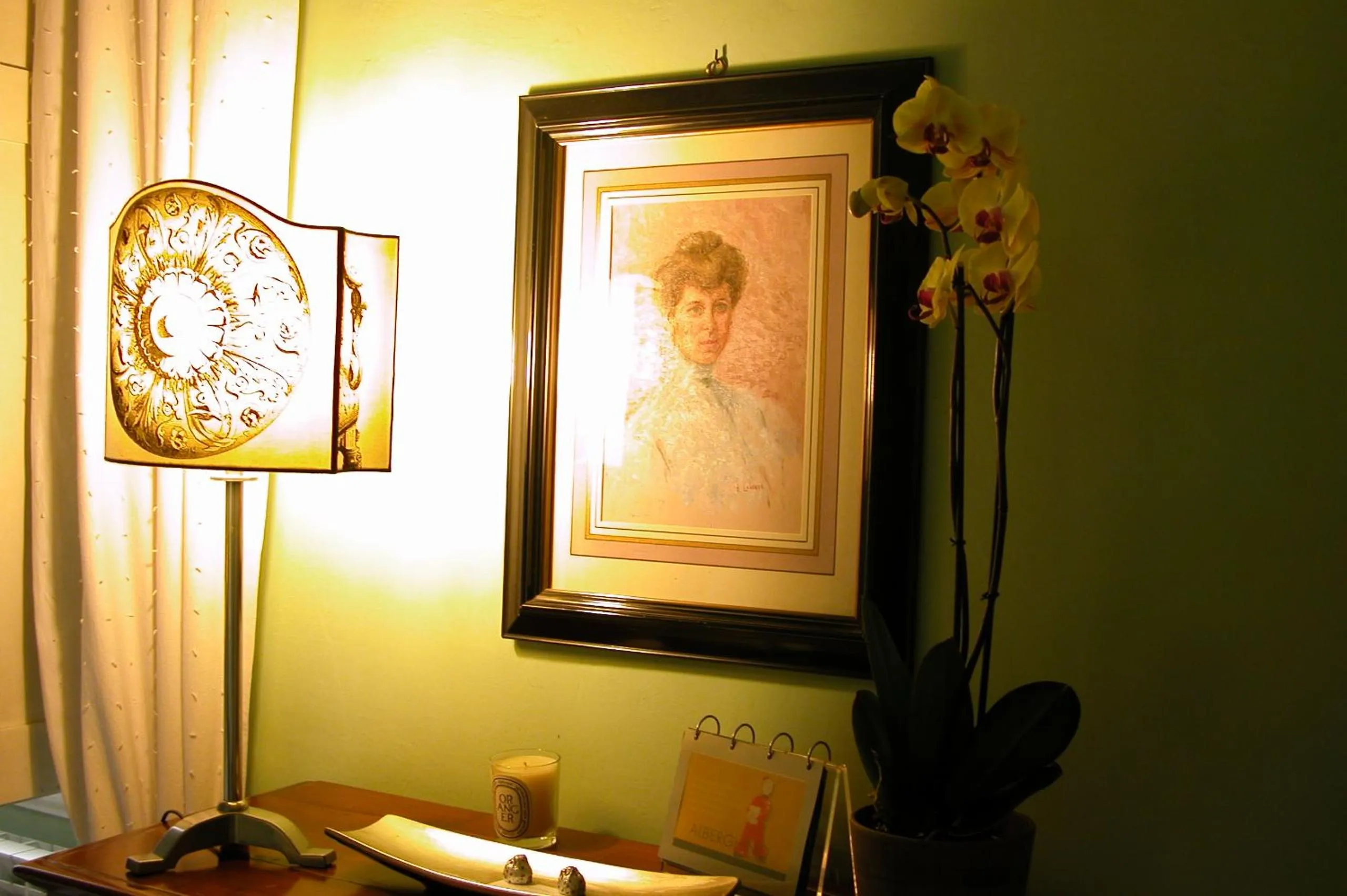 Decorative detail in Alberghino B&B