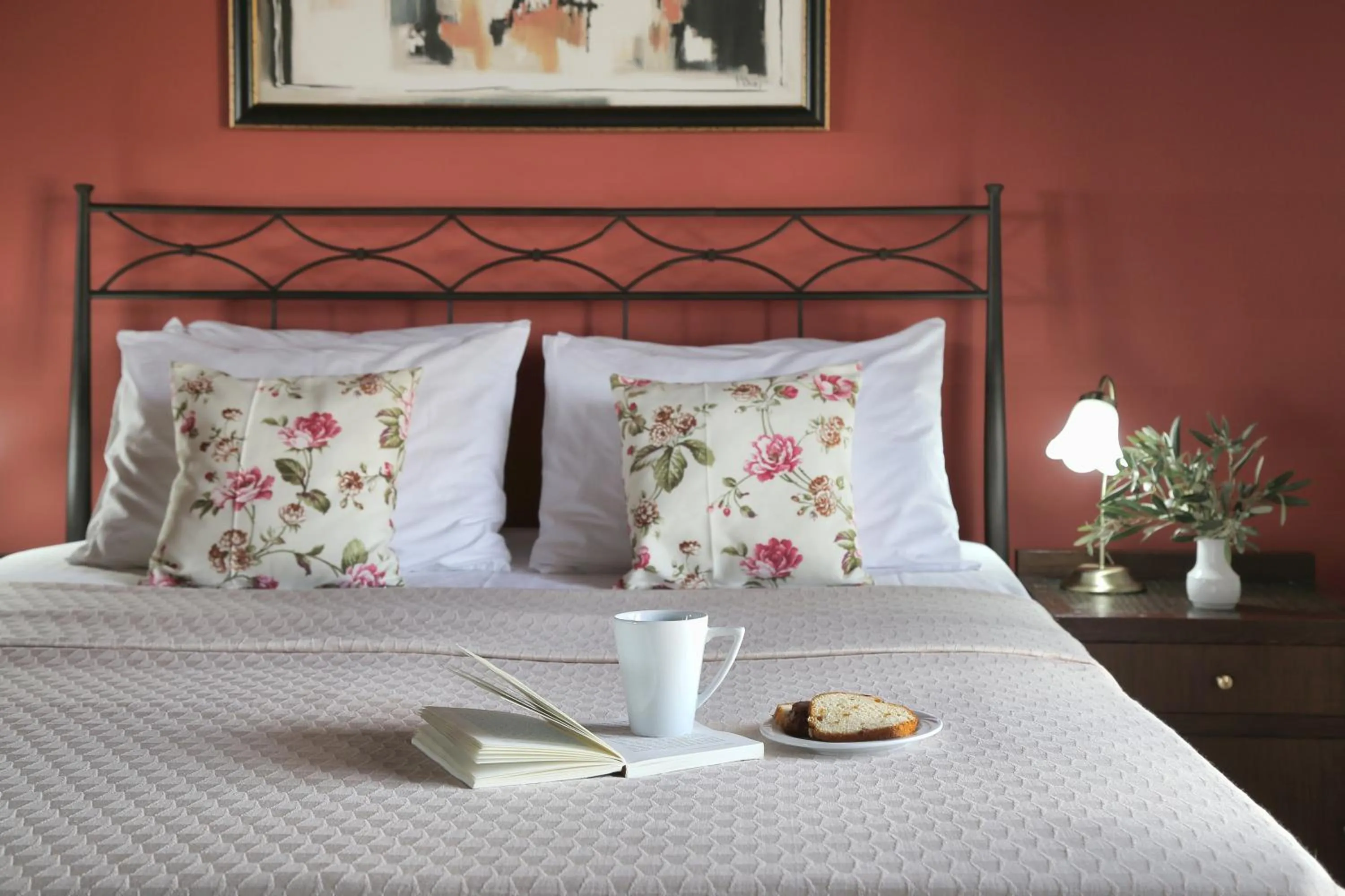 Decorative detail, Bed in Yalis Hotel