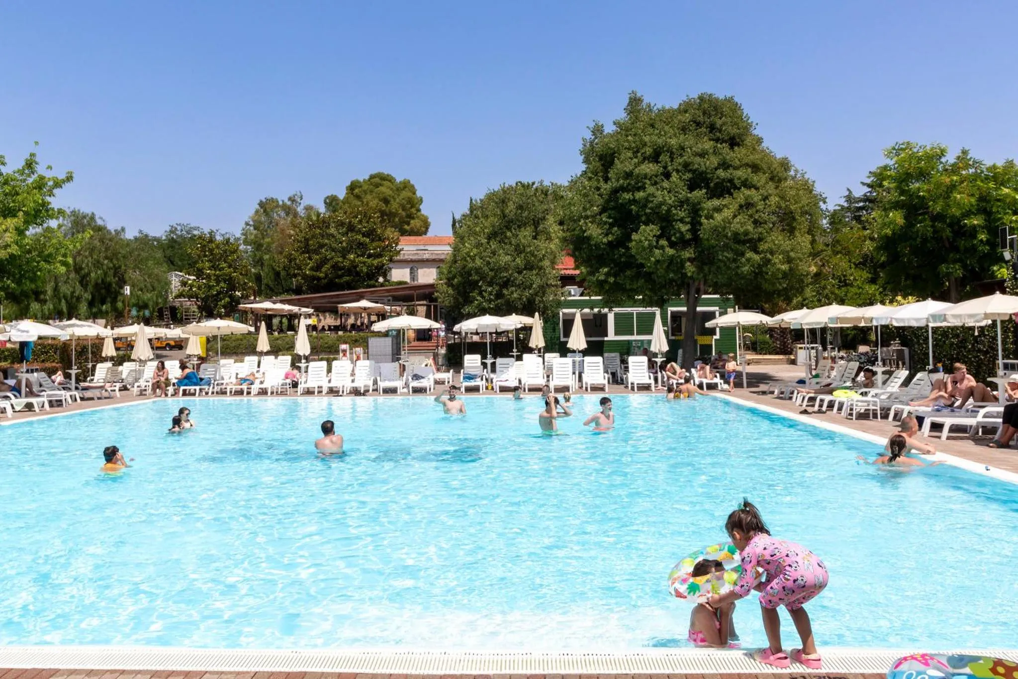 Pool view in hu Roma Camping In Town