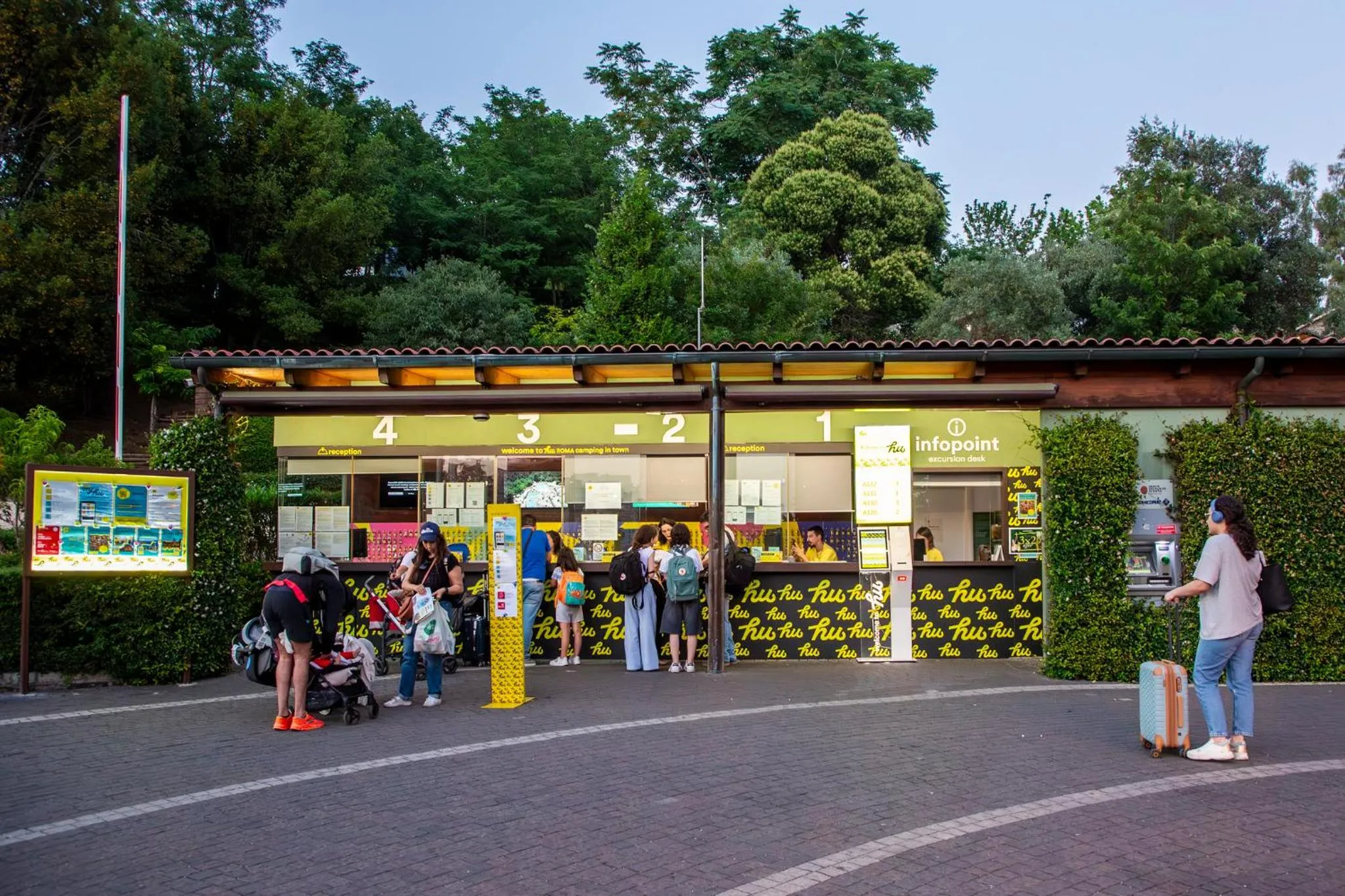 Lobby or reception in hu Roma Camping In Town