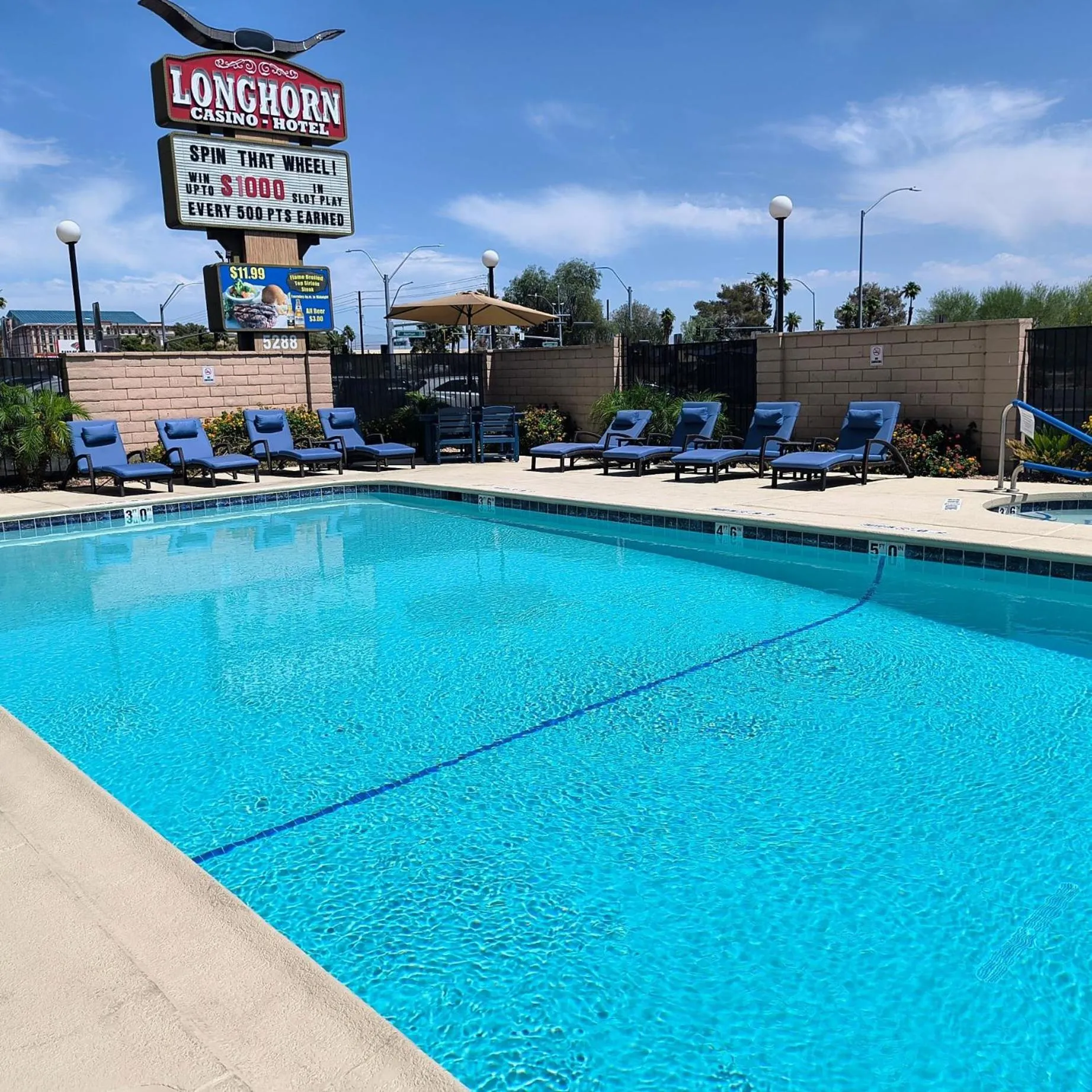 Swimming pool in Longhorn Boulder Highway
