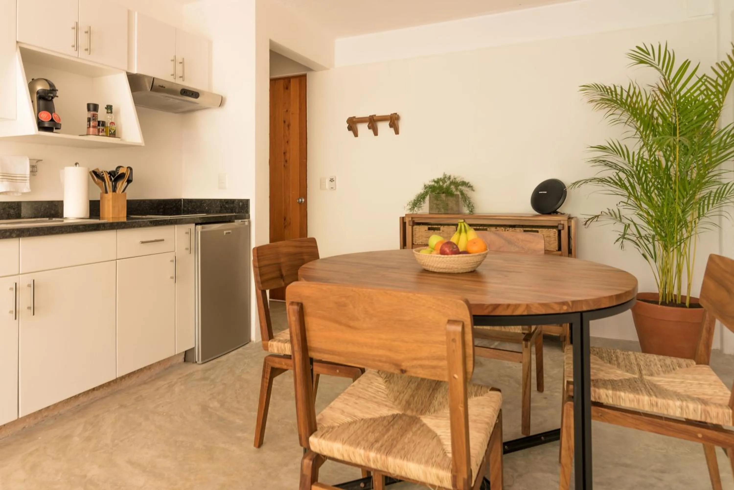 Kitchen or kitchenette in Casa de Piedra Tulum