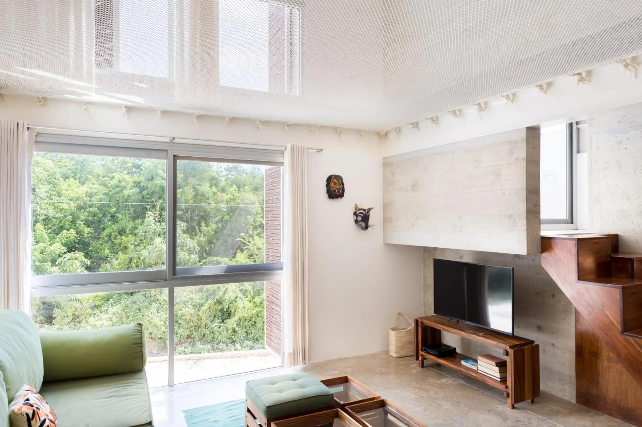 TV and multimedia in Casa de Piedra Tulum