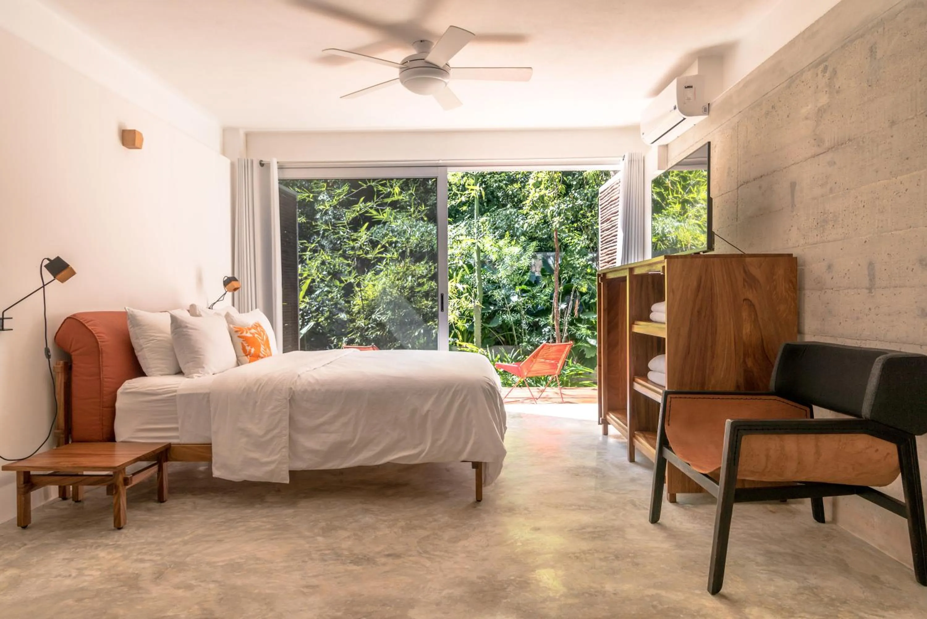 Bedroom, Bed in Casa de Piedra Tulum