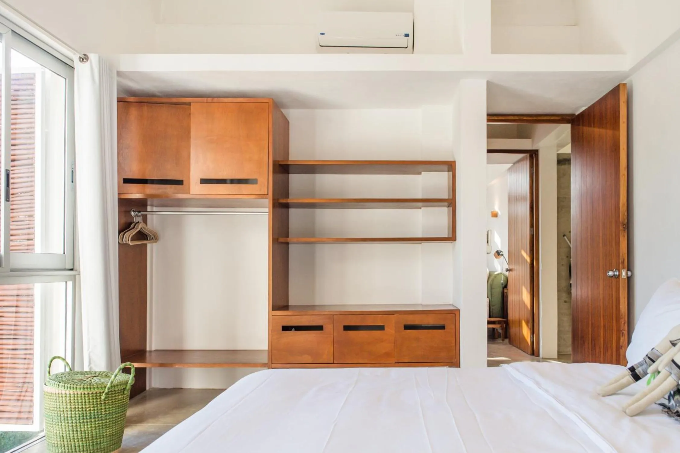 Bed in Casa de Piedra Tulum