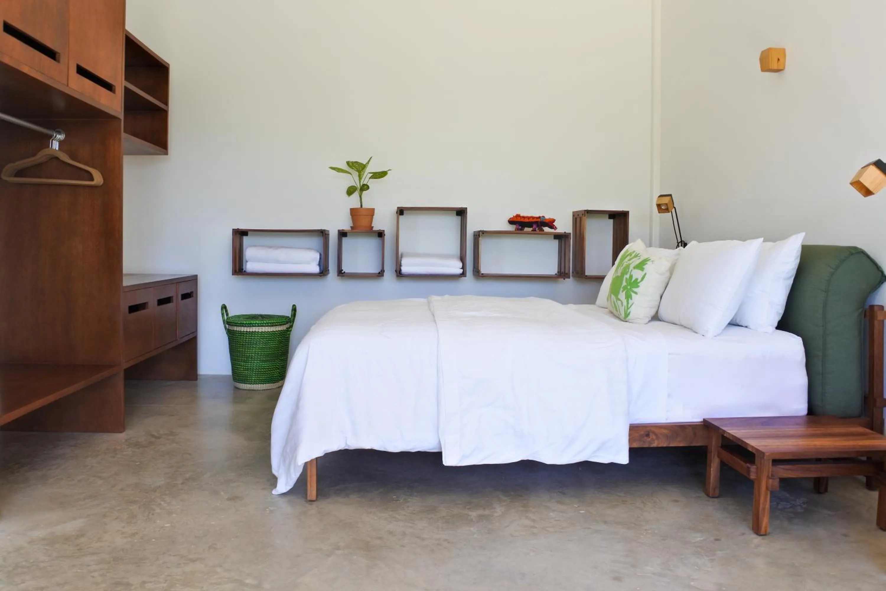 Bed in Casa de Piedra Tulum