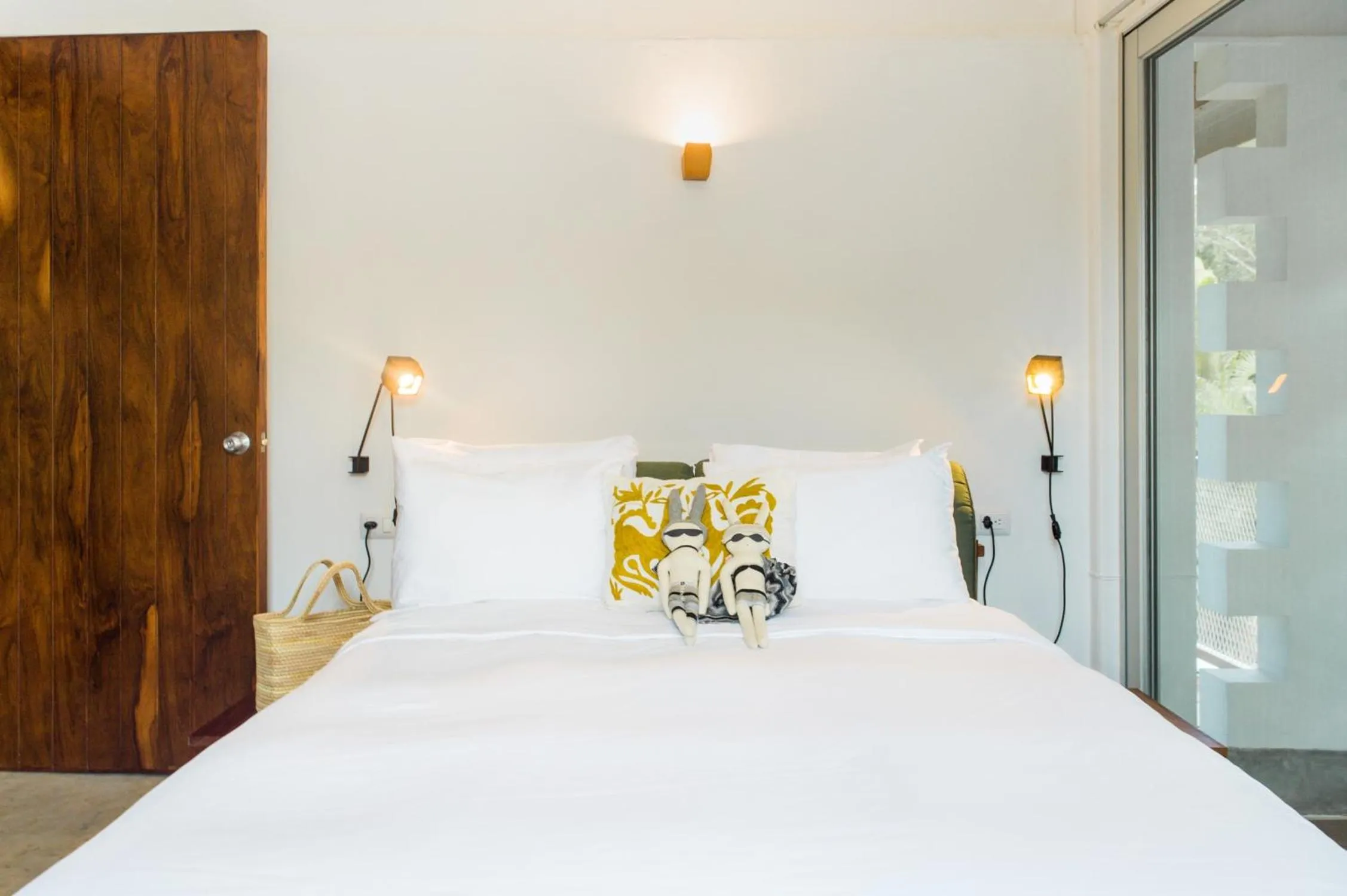 Bed in Casa de Piedra Tulum