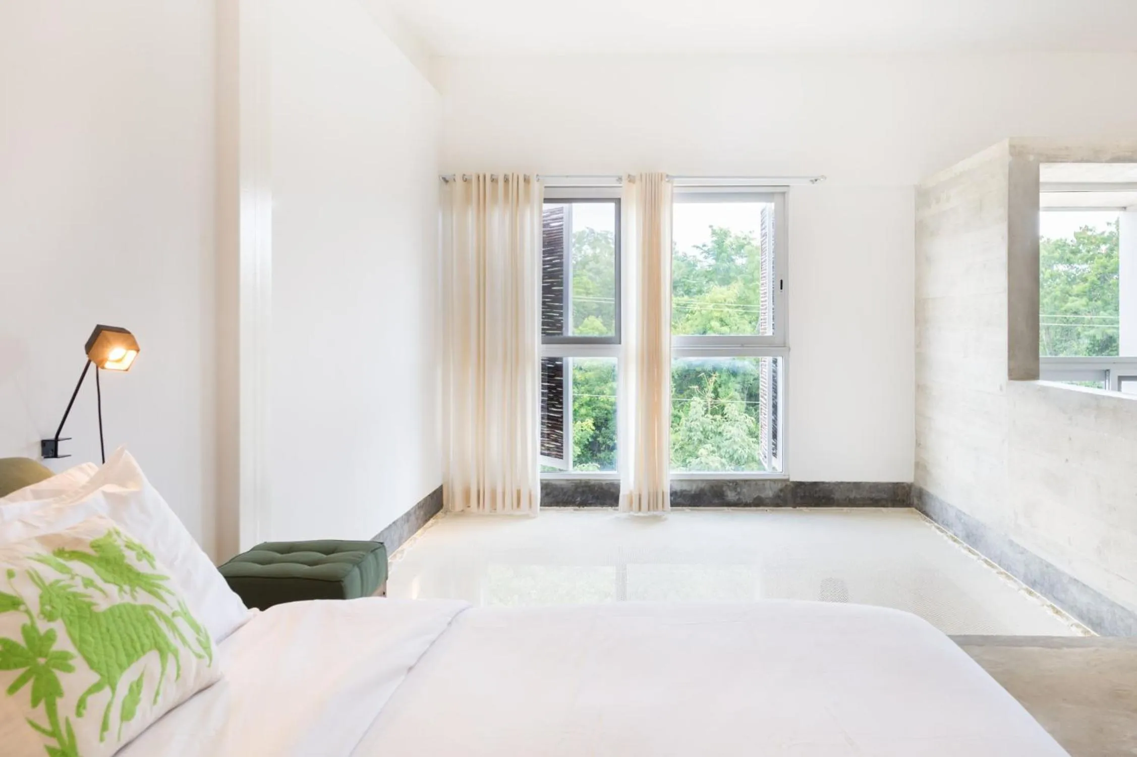 Bedroom, Bed in Casa de Piedra Tulum