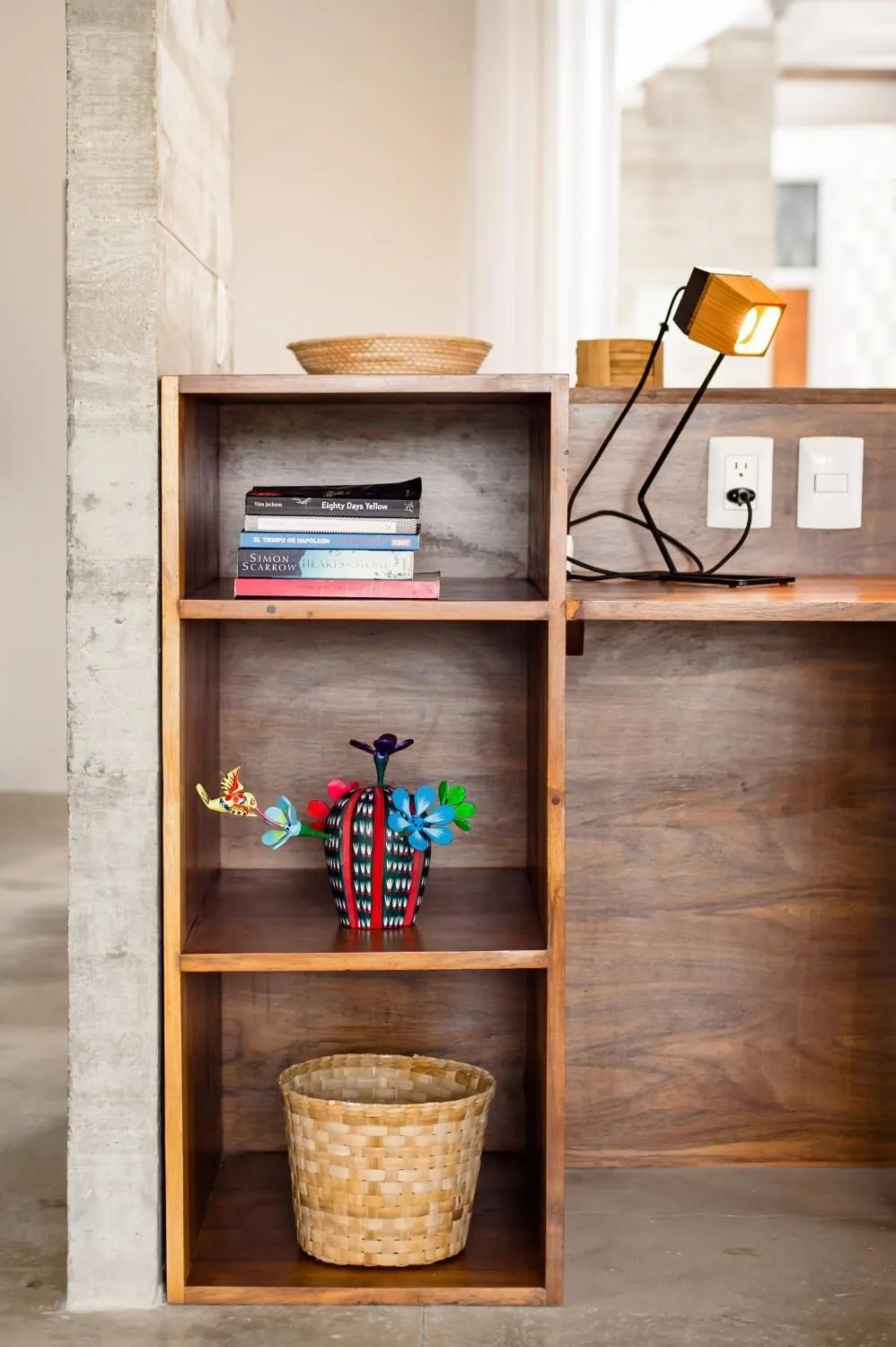 Seating area in Casa de Piedra Tulum