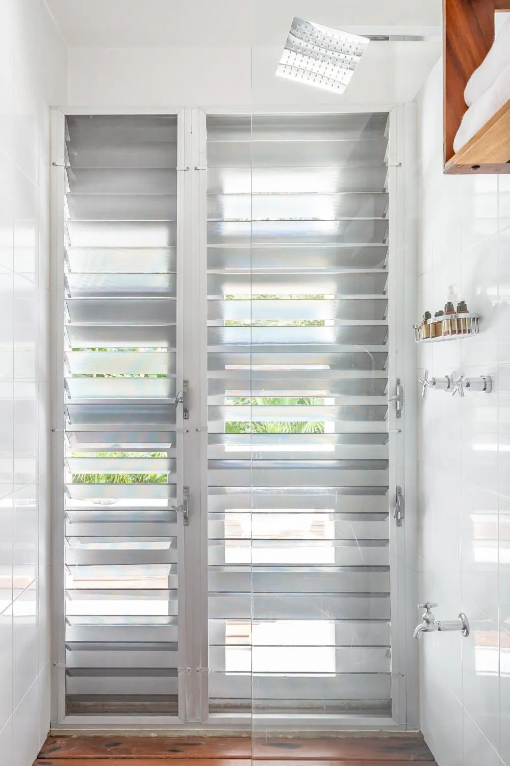 Shower in Casa de Piedra Tulum