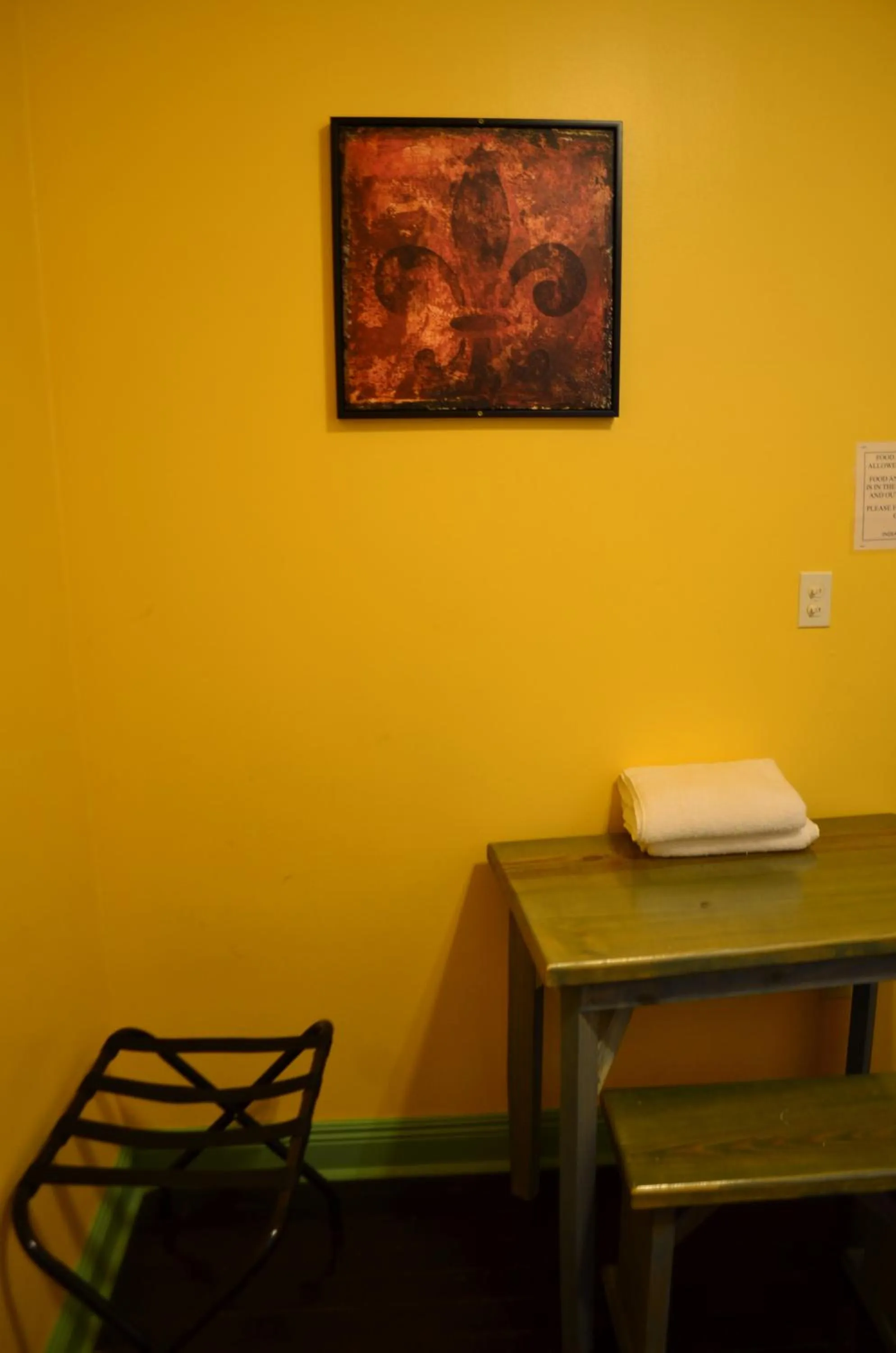 Decorative detail in India House Hostel