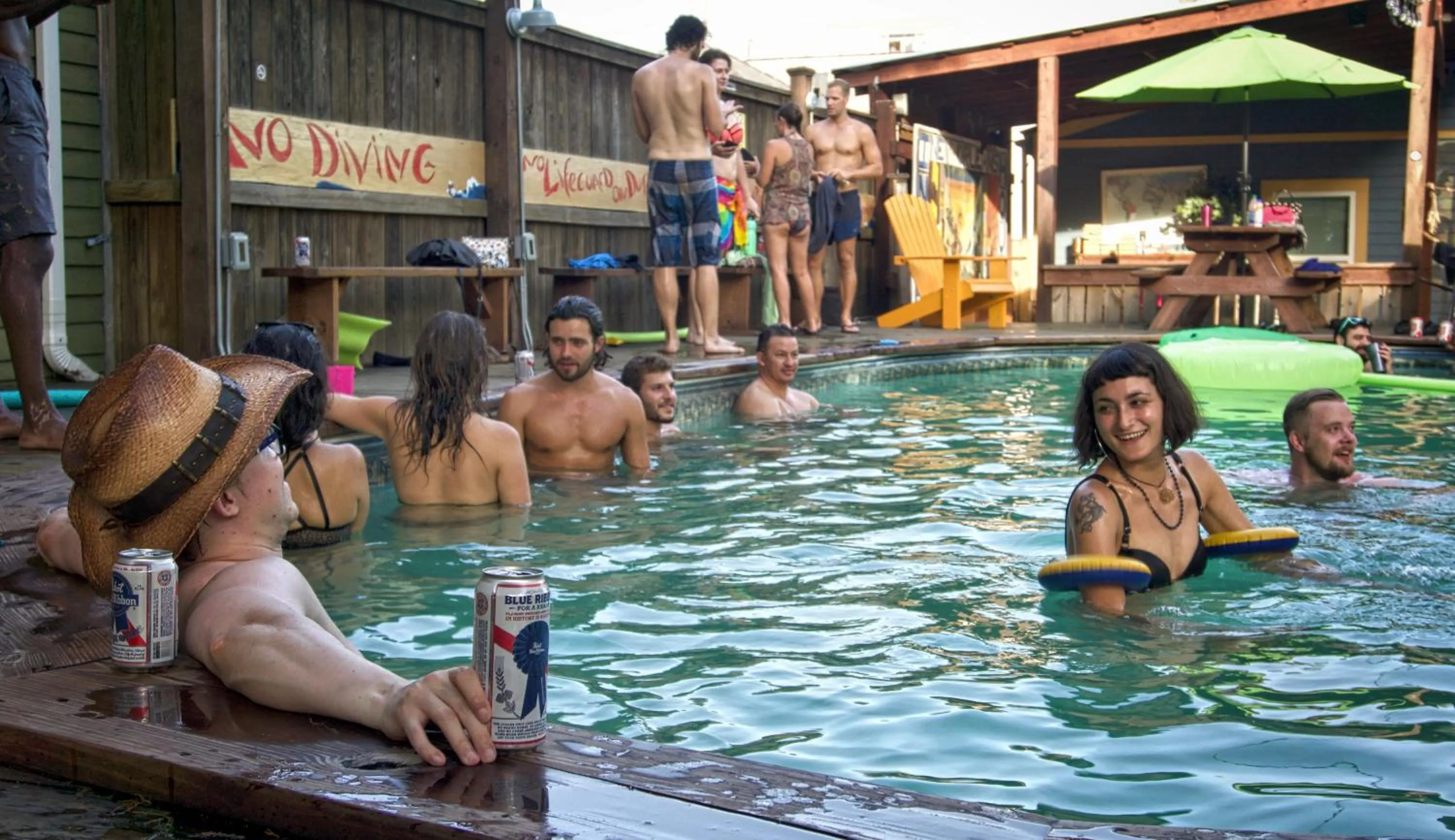 People in India House Hostel