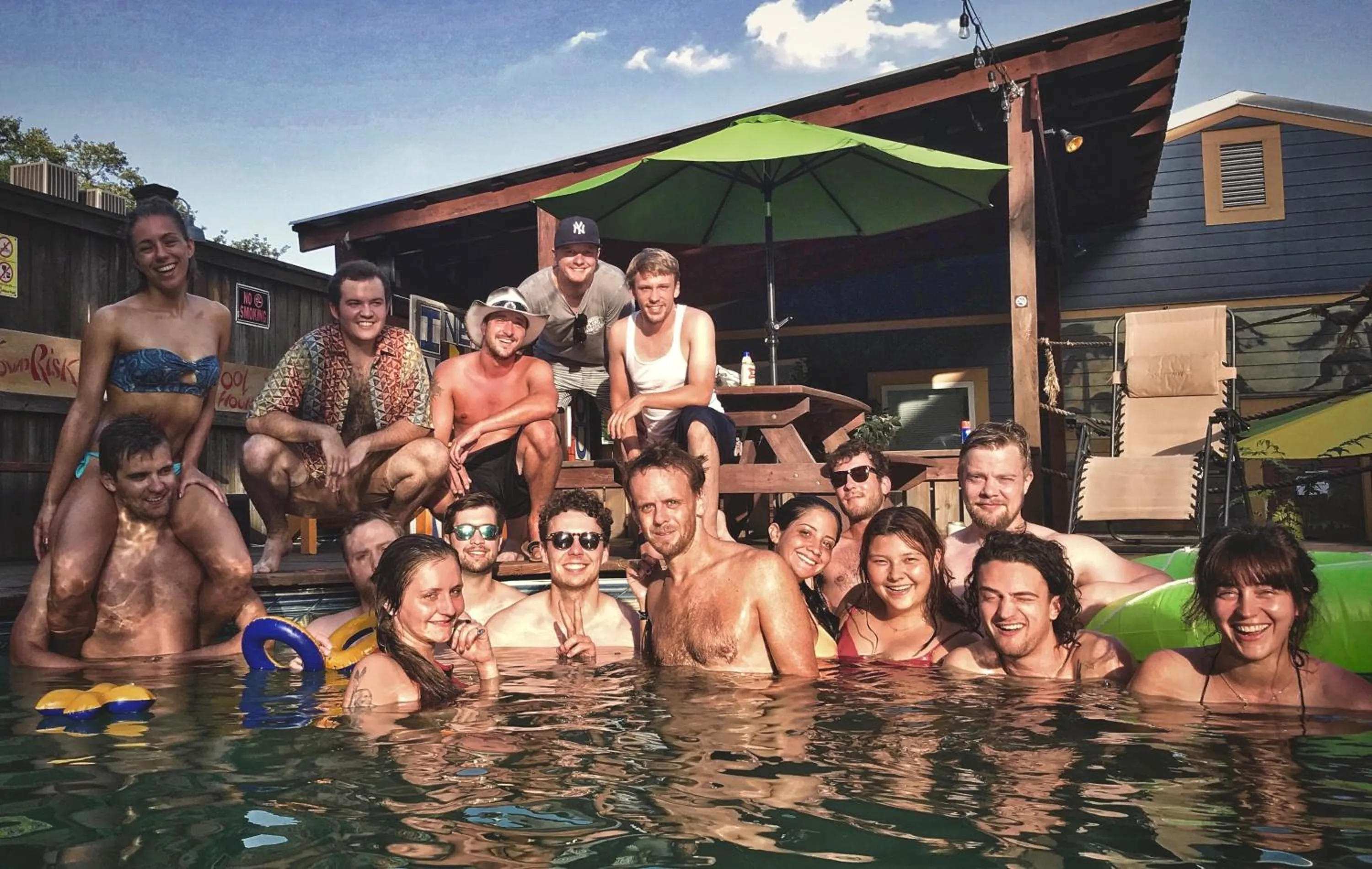 People in India House Hostel