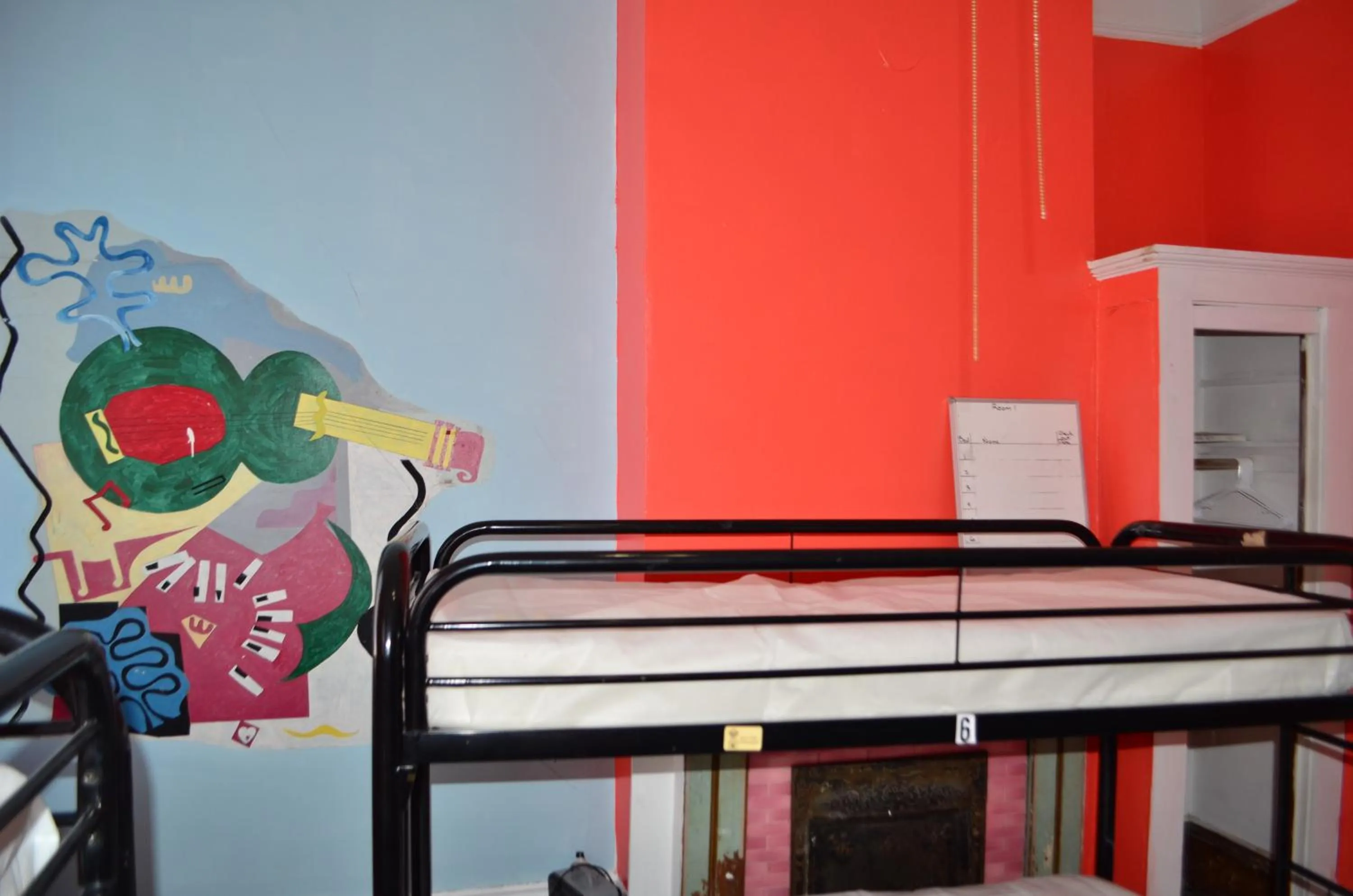 Decorative detail in India House Hostel