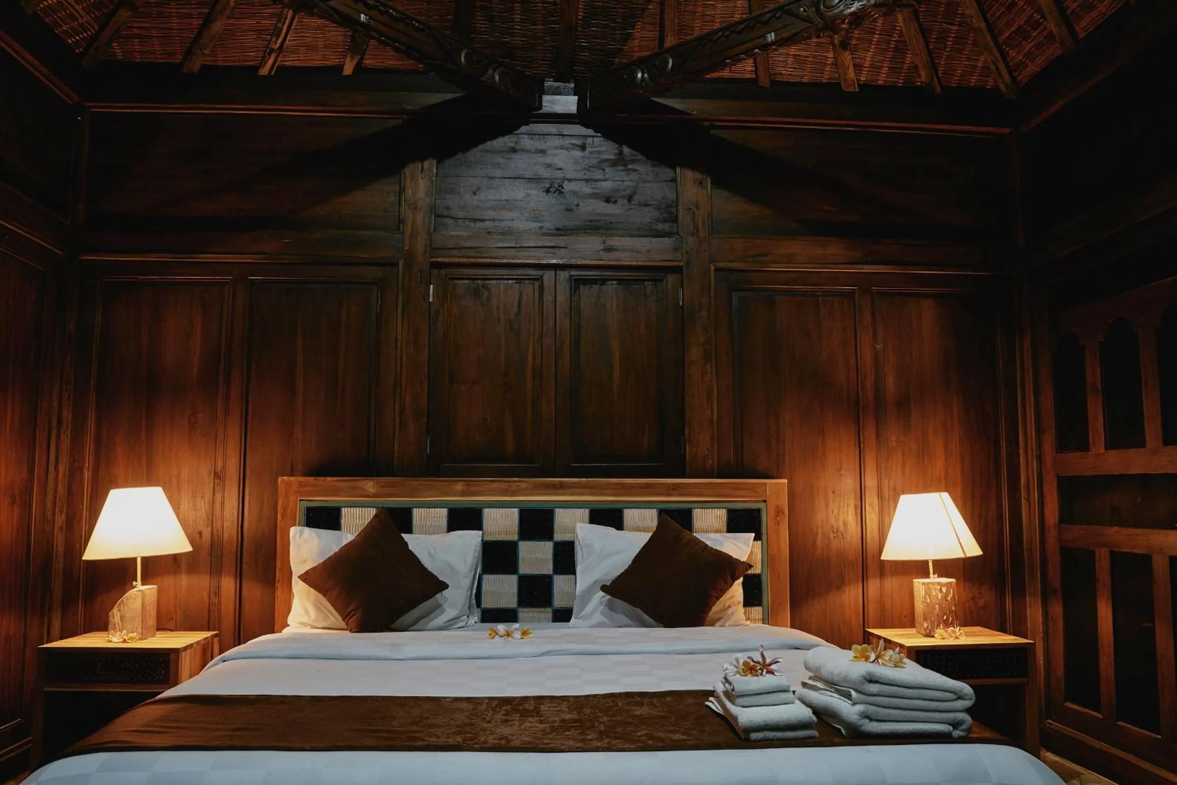 Bed in The Garden Villa