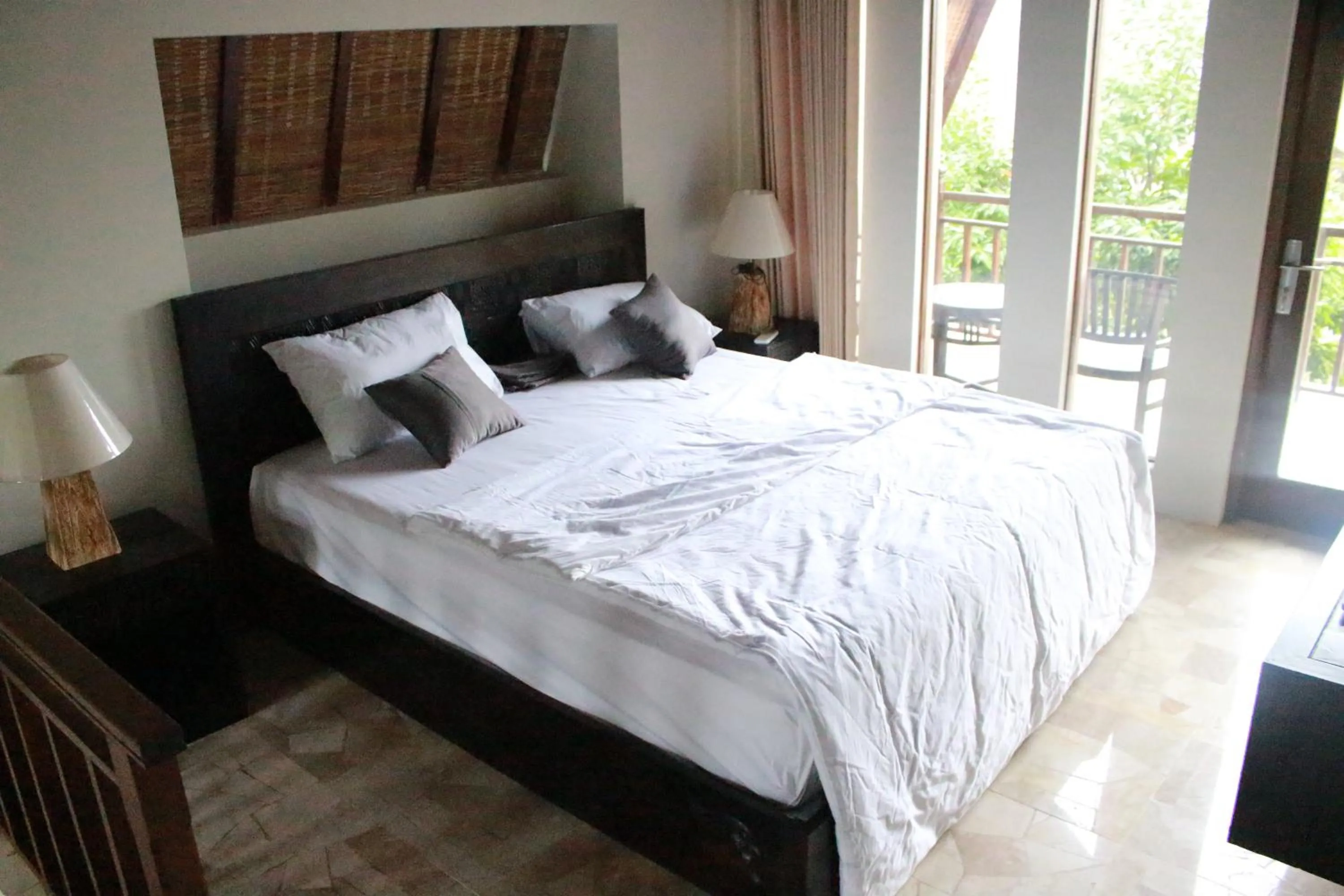 Bed in The Garden Villa