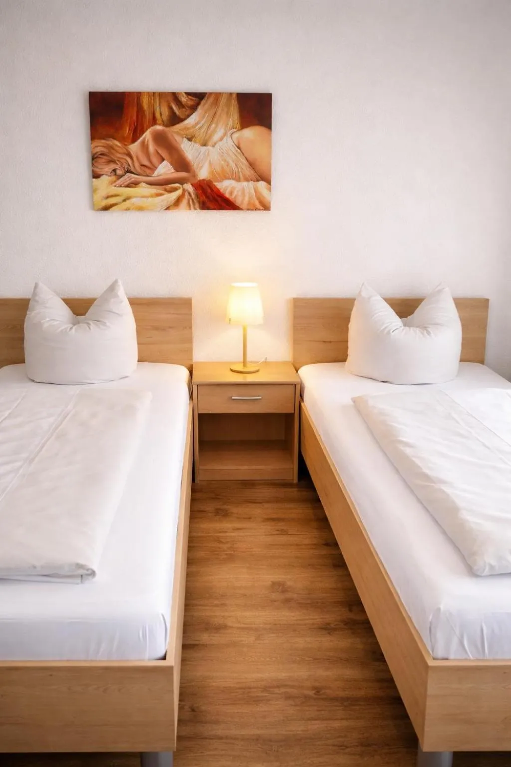 Bed in Hotel Discovery