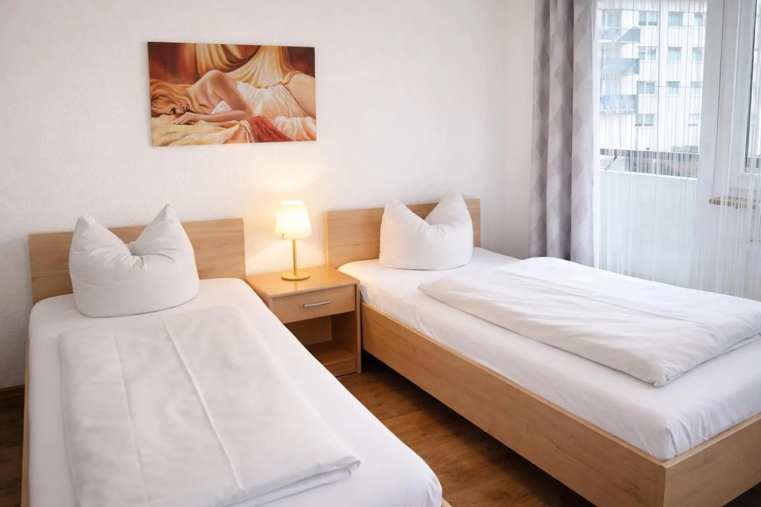 Bed in Hotel Discovery