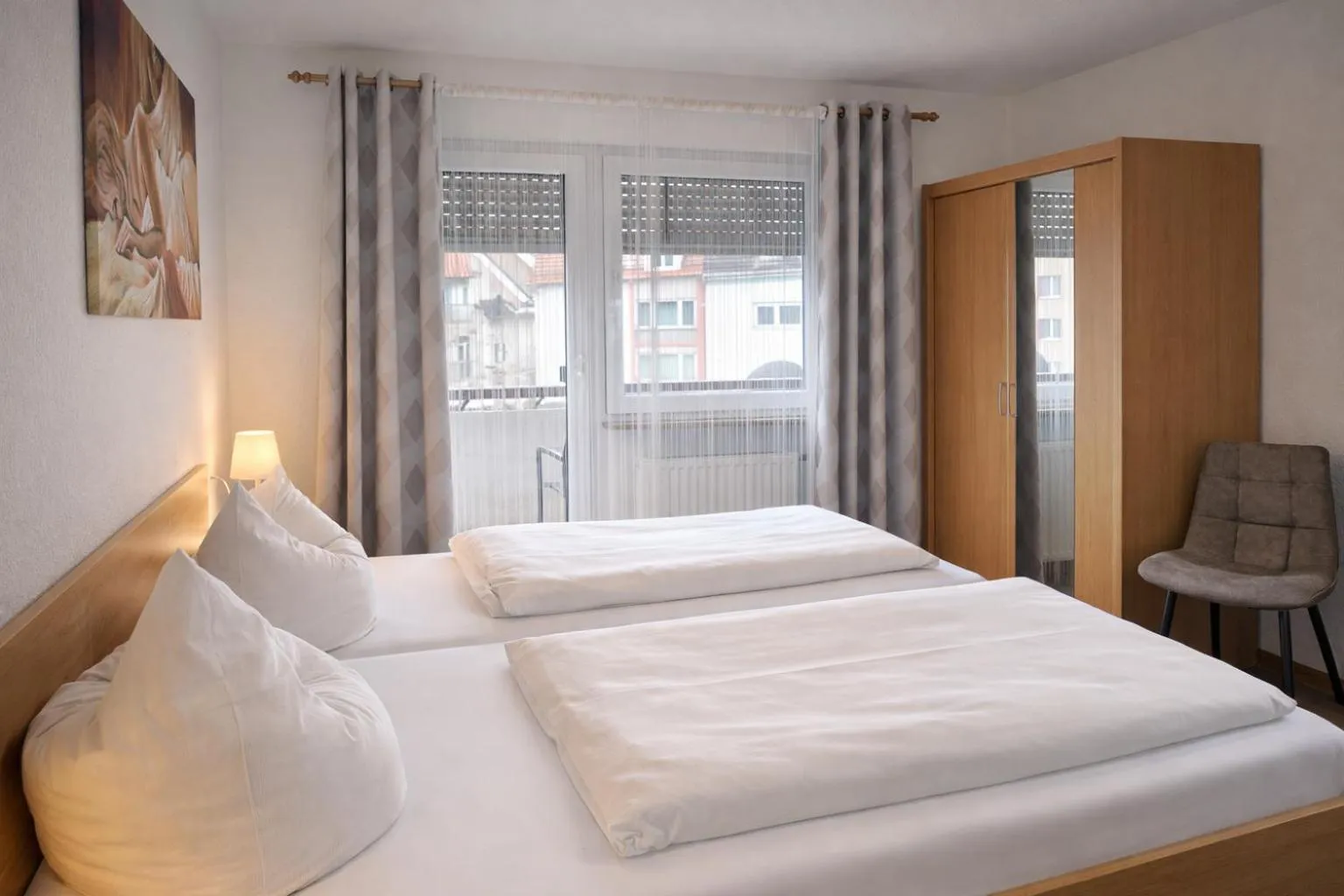 Bed in Hotel Discovery