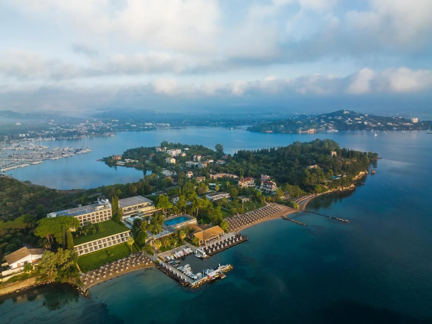 Bird's eye view in Kontokali Bay Resort & Spa
