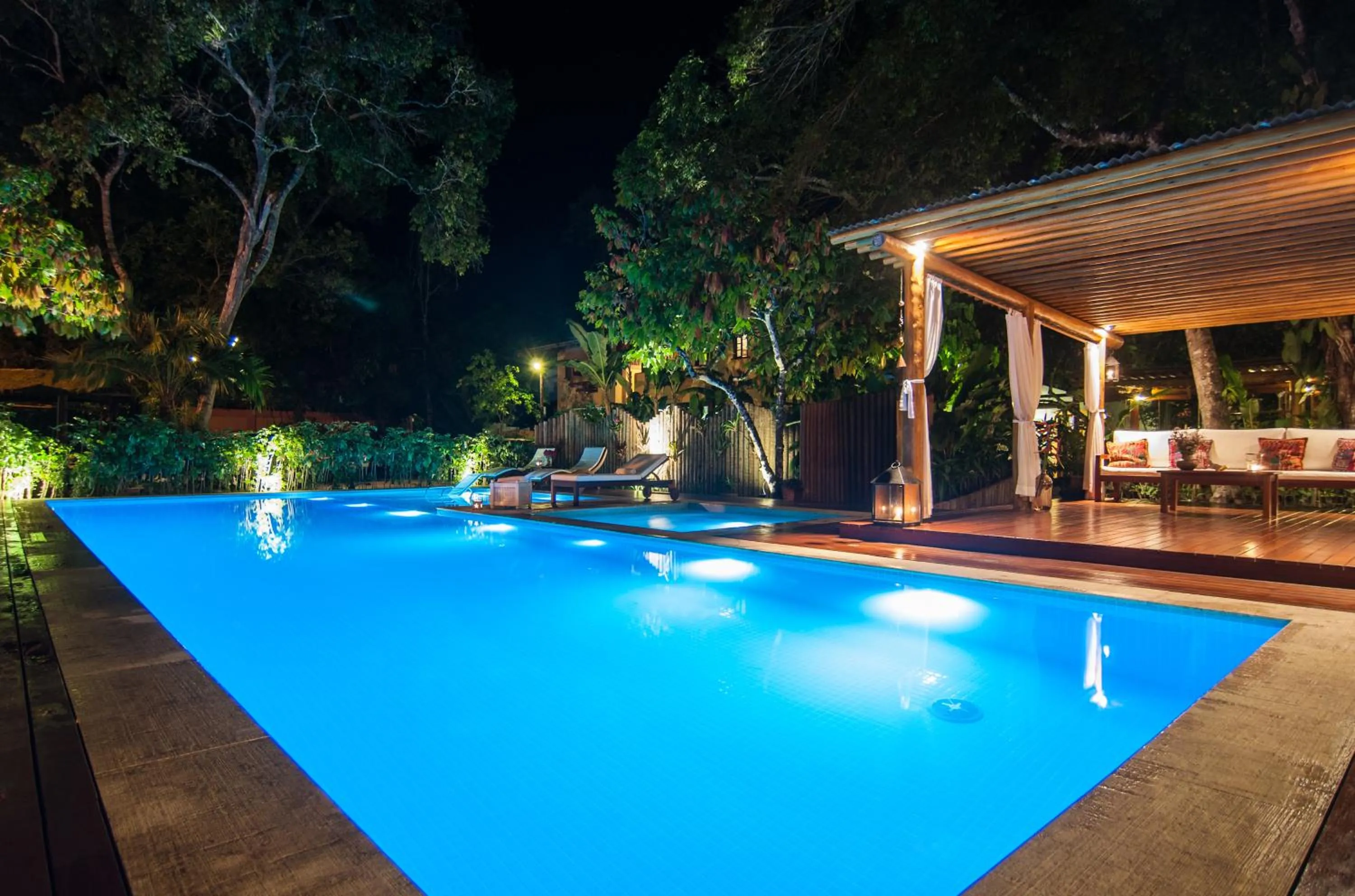 Swimming pool in Pousada Quarto Crescente