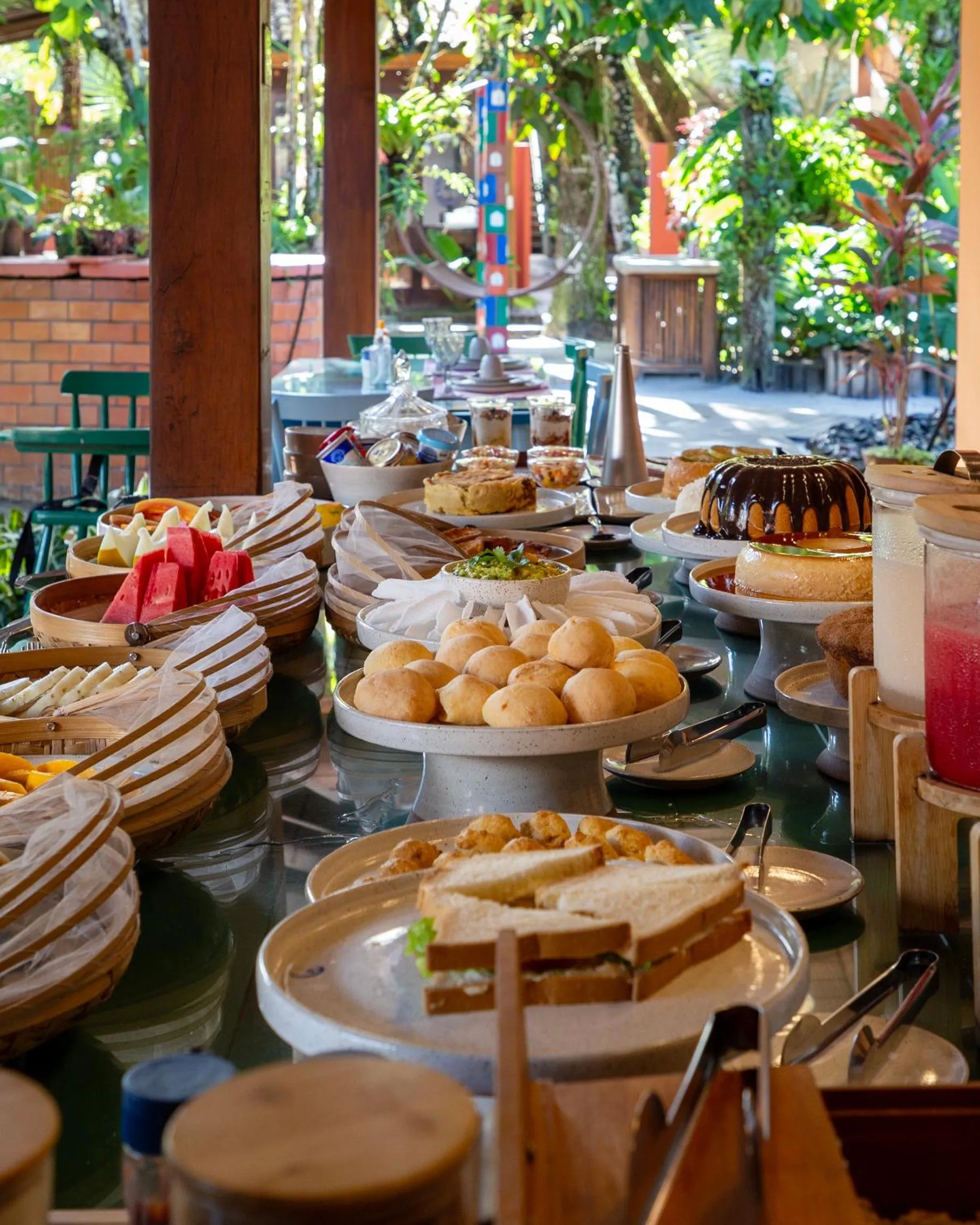 Food and drinks in Pousada Quarto Crescente